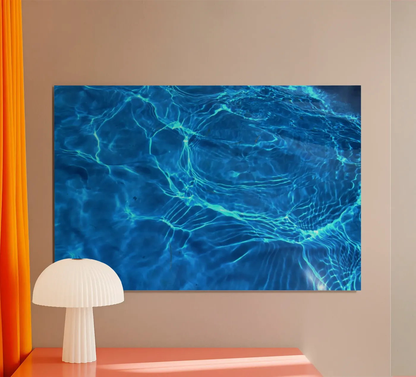 waves ripples poster de Bleu