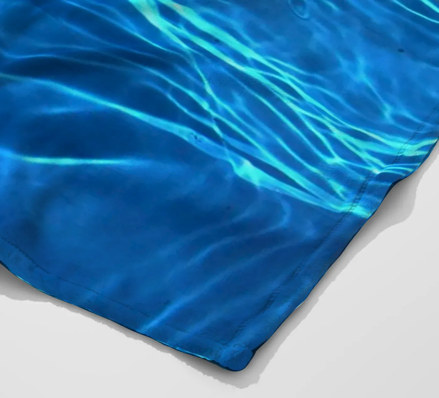 waves ripples fleece blanket by Bleu