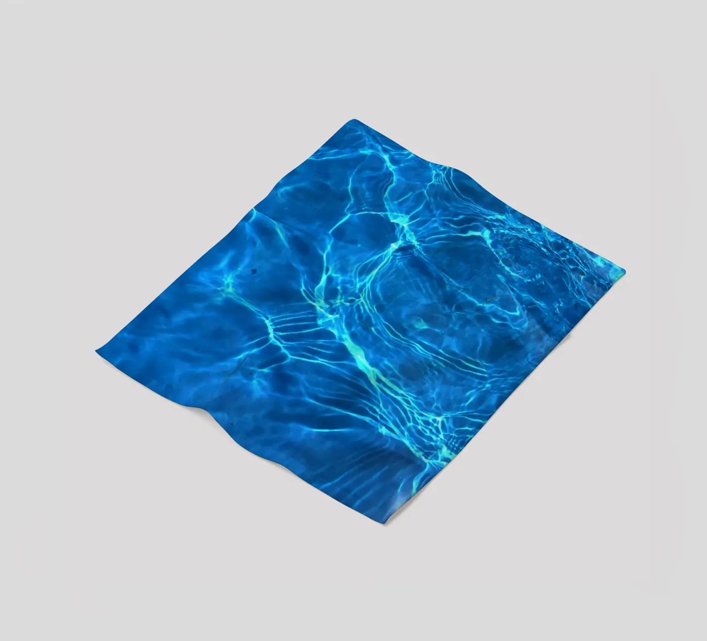 waves ripples fleece blanket by Bleu