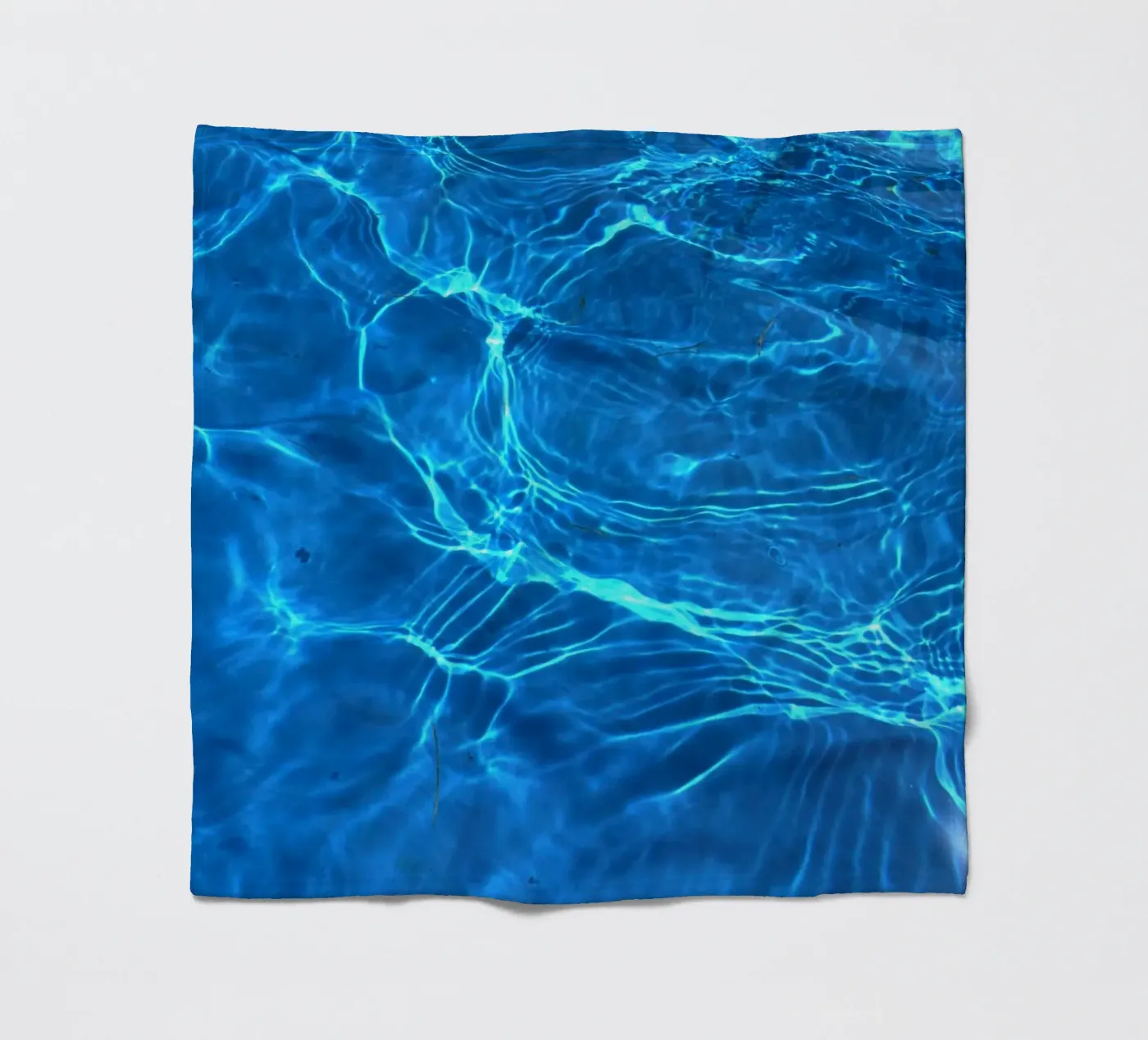waves ripples fleece blanket by Bleu
