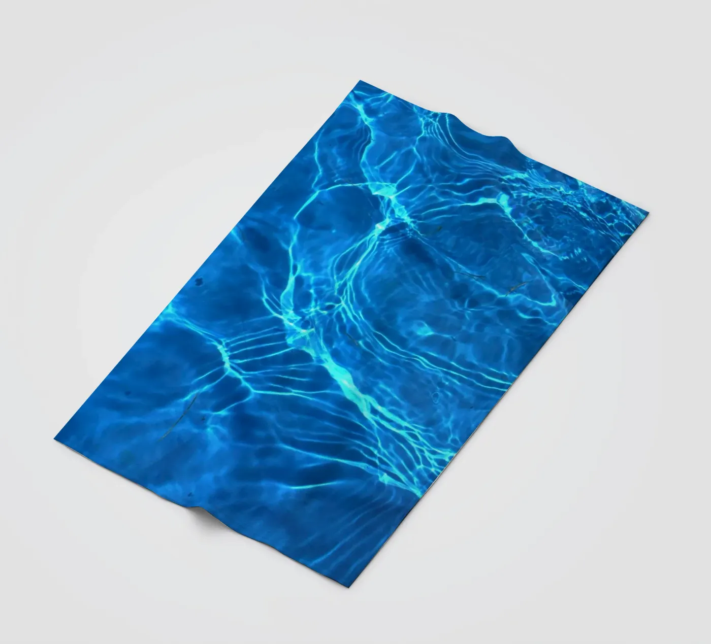 waves ripples fleece blanket by Bleu