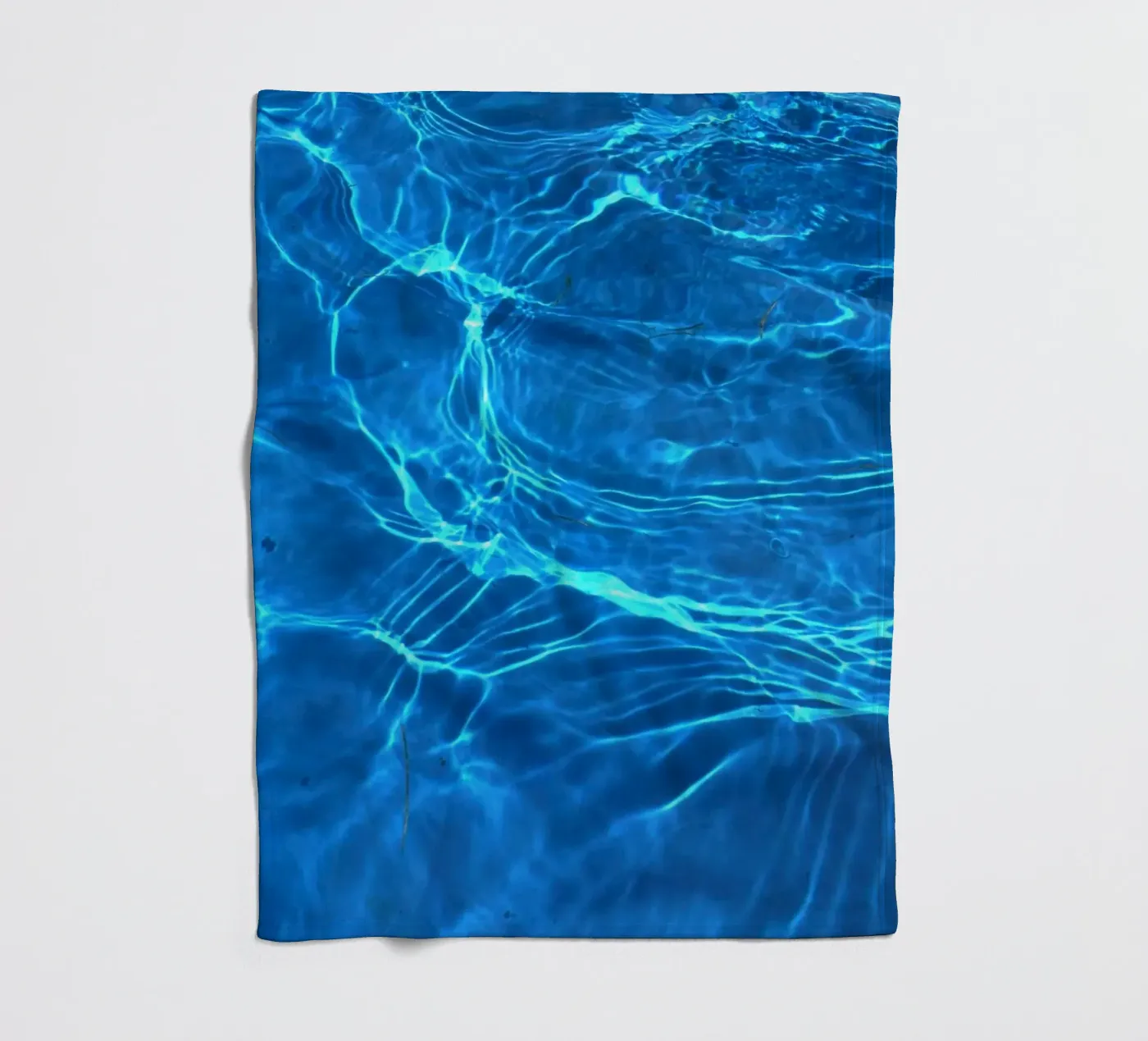 waves ripples fleece blanket by Bleu