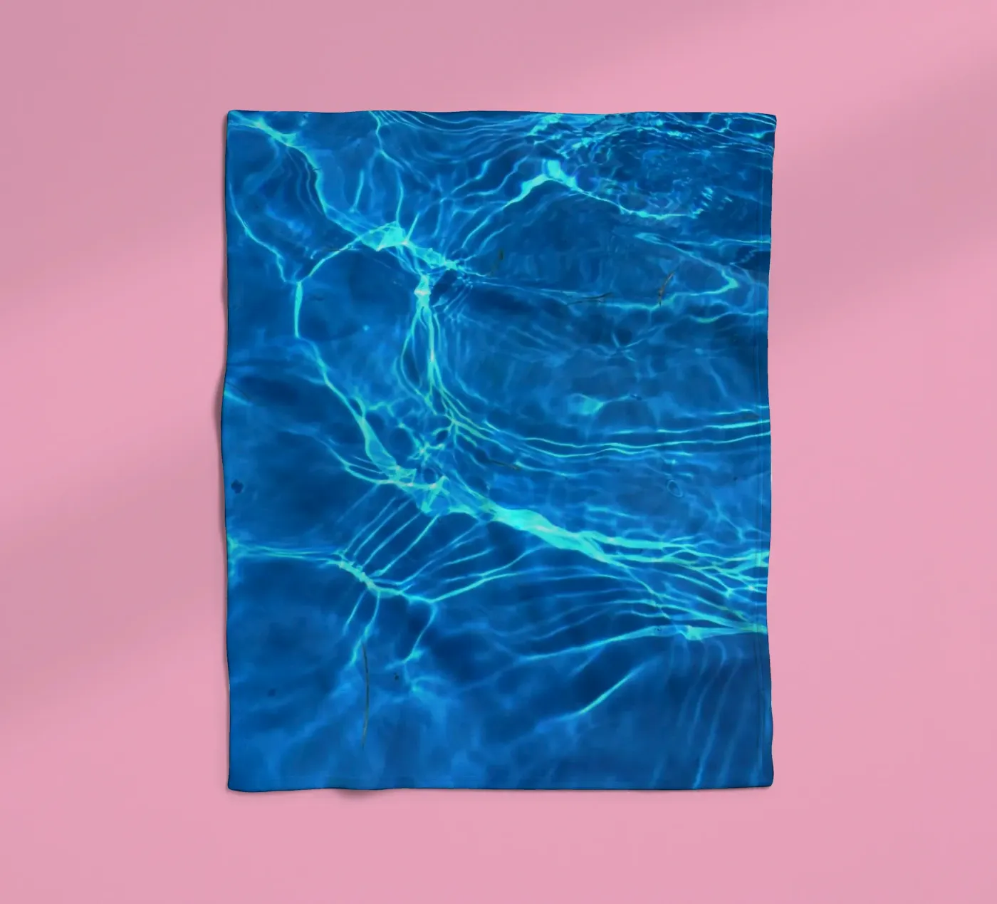 waves ripples fleece blanket by Bleu