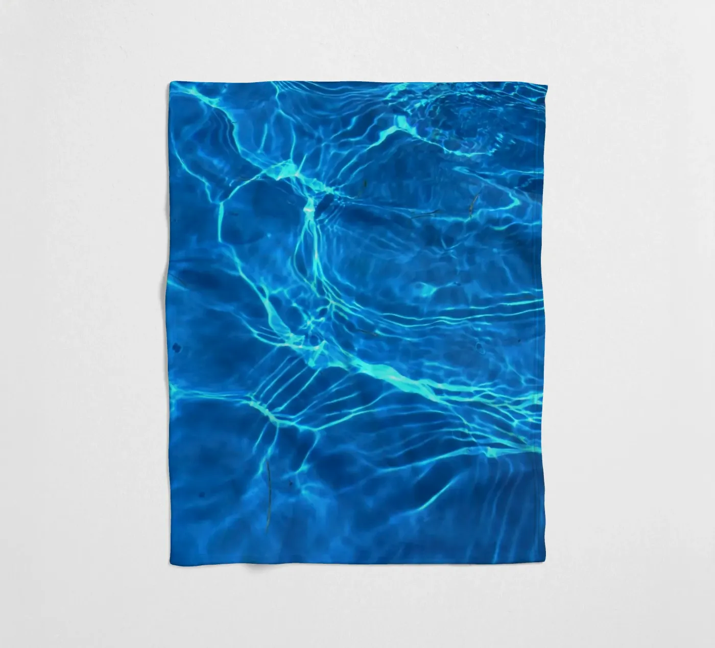 waves ripples fleece blanket by Bleu