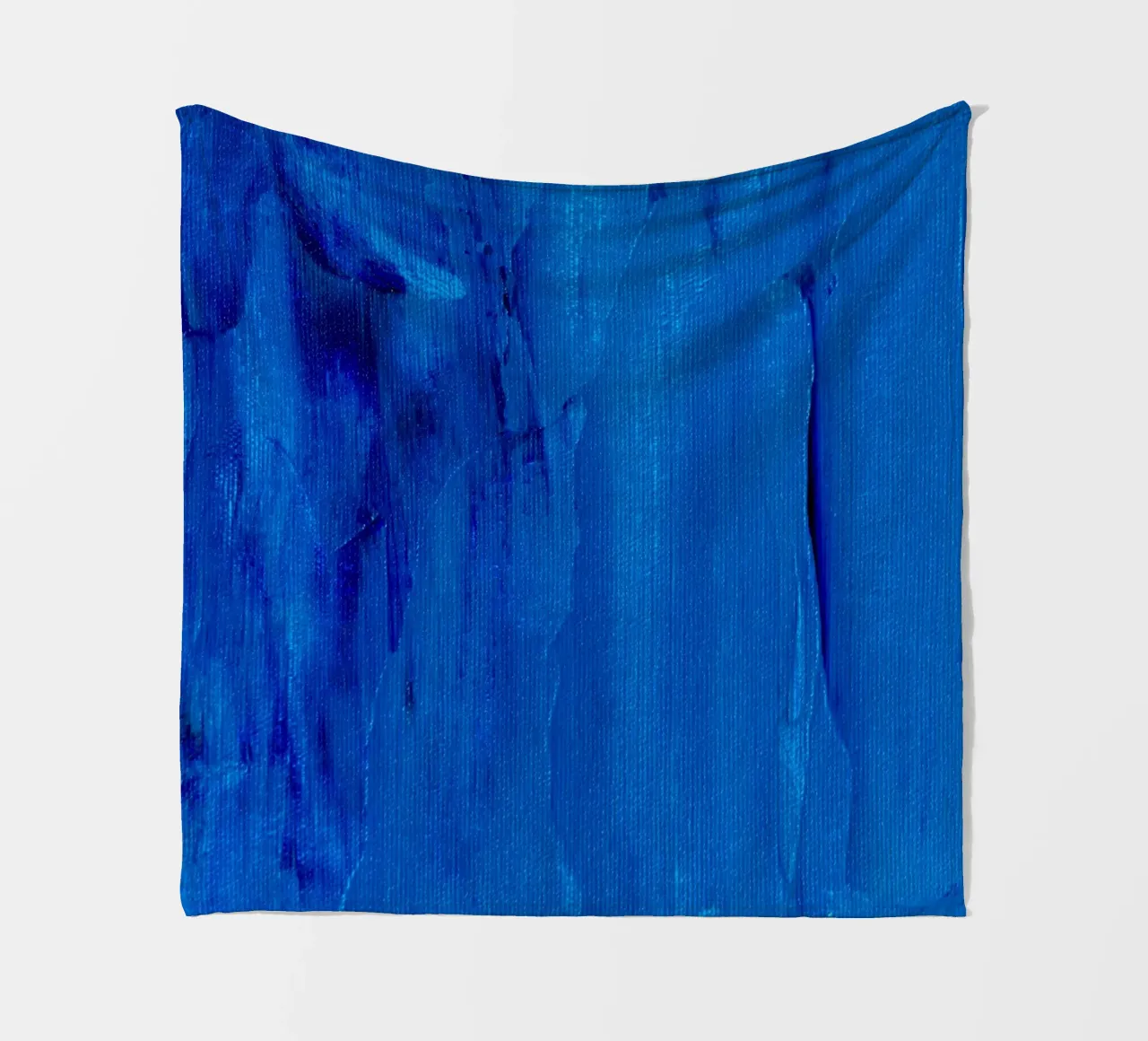 blue teal fleece blanket by Bleu