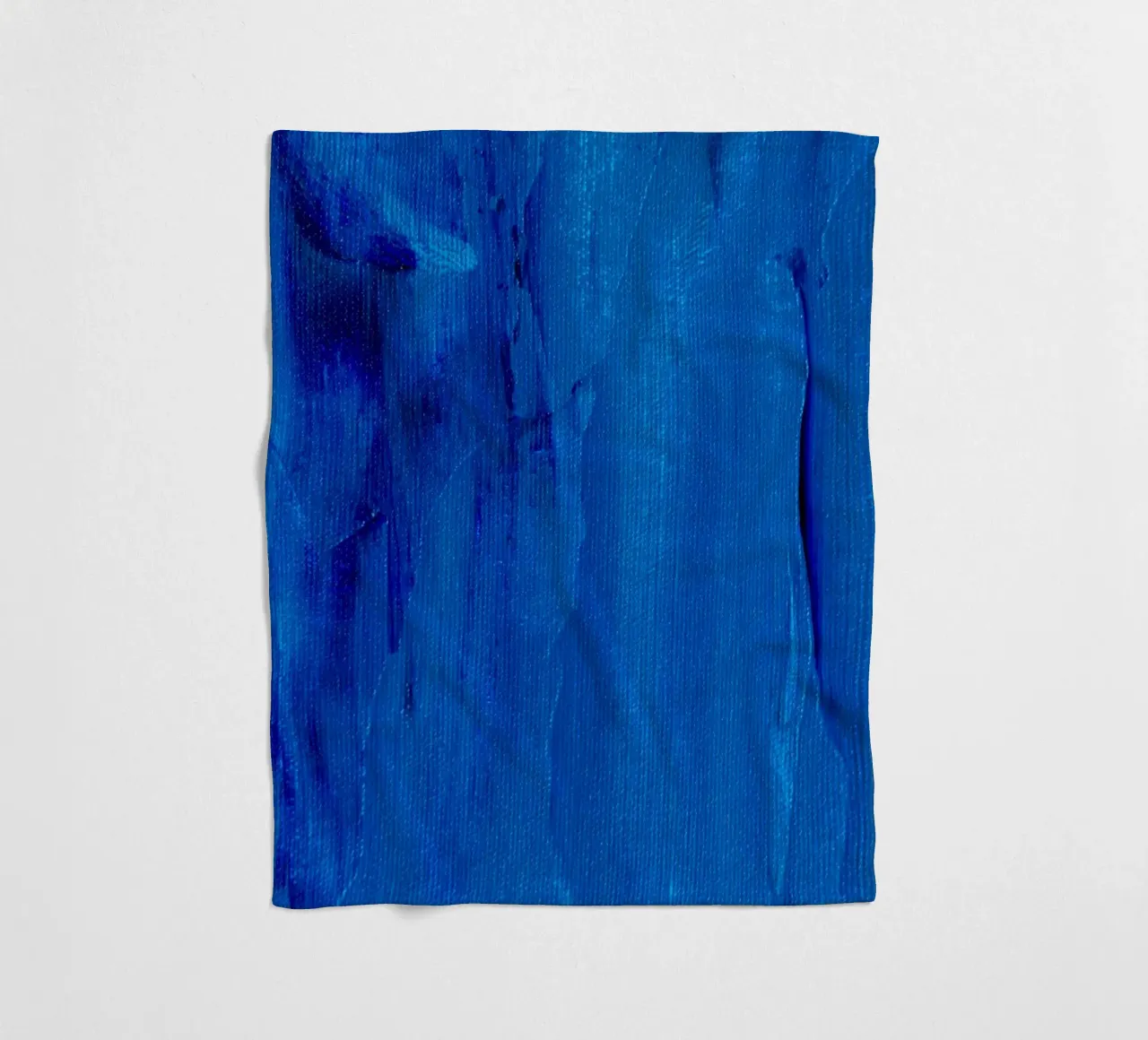 blue teal fleece blanket by Bleu