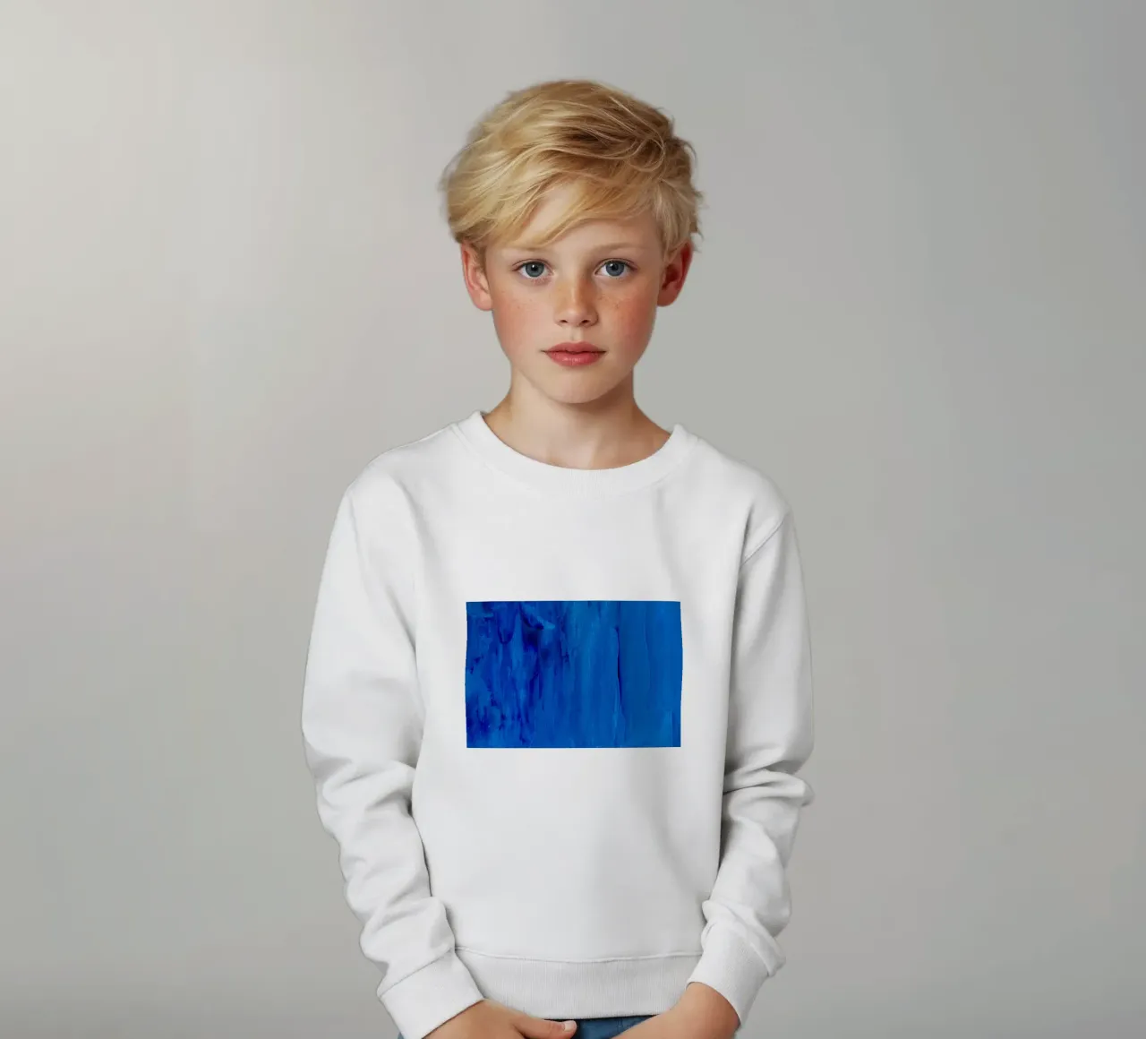 blu verde acqua felpa bambino da Bleu
