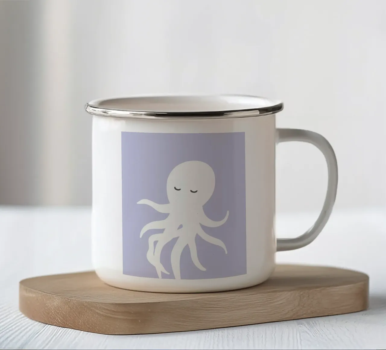 Animale della nursery - polpo tazza in smalto da Little Dean