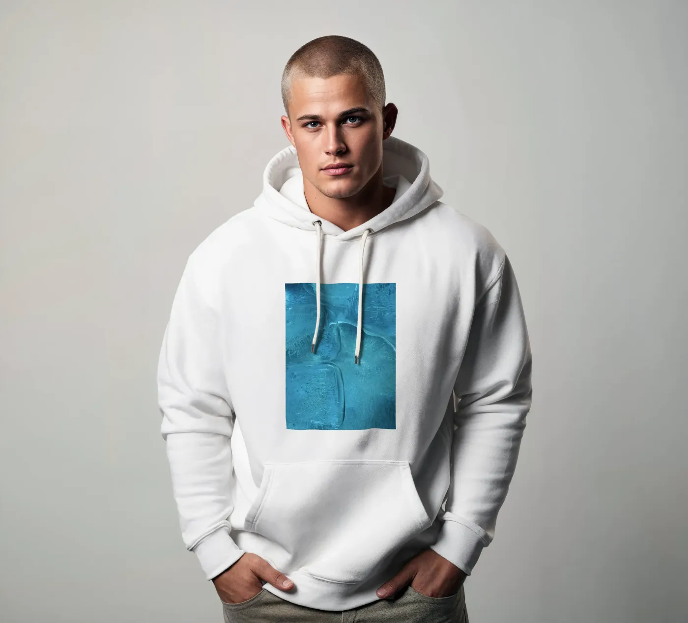 rijp ijzig hoodie van Bleu