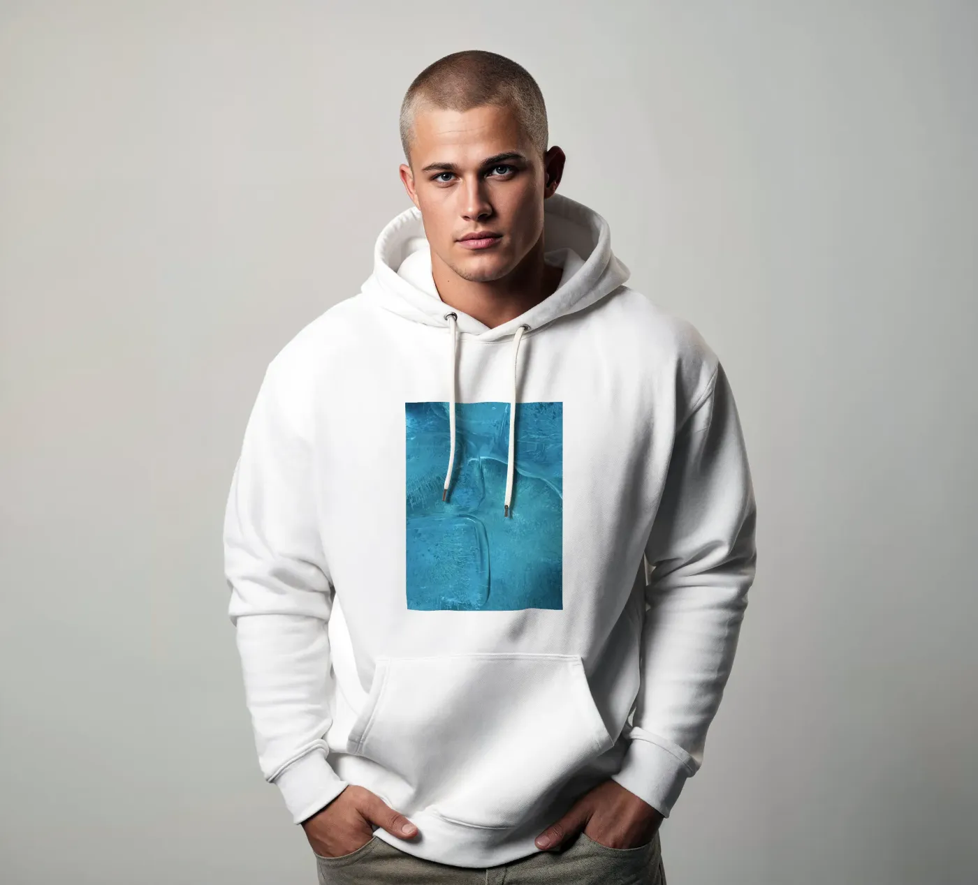 rijp ijzig hoodie van Bleu