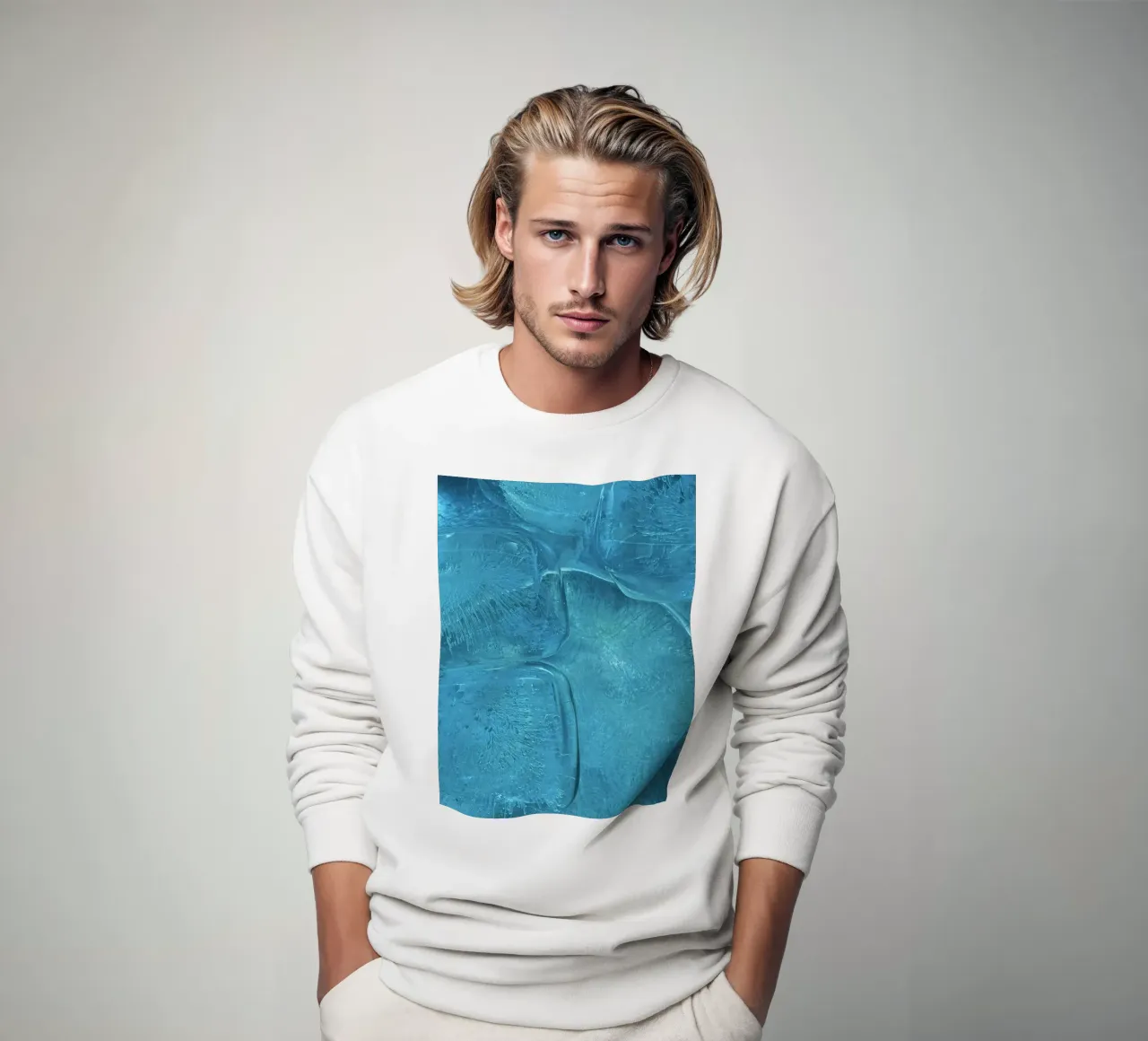rijp ijzig sweatshirt van Bleu