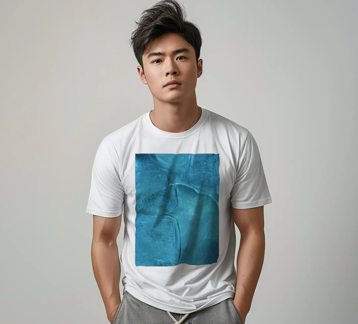 rijp ijzig t-shirt van Bleu