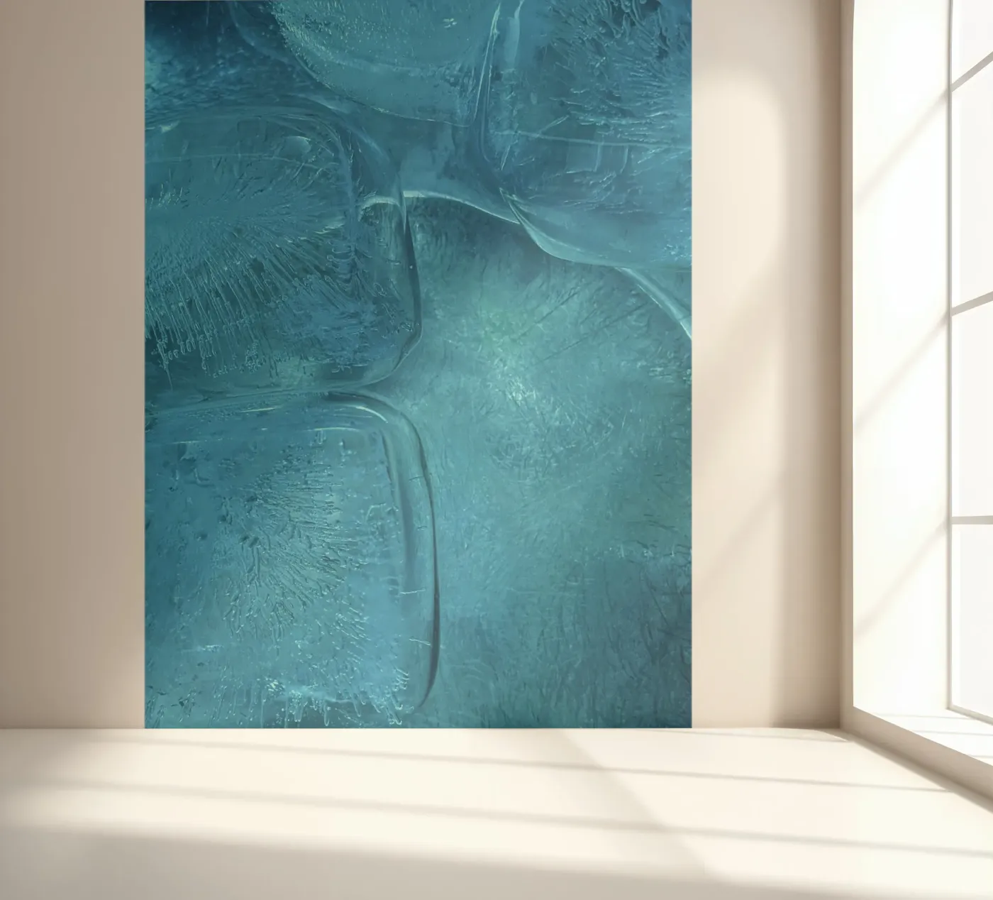 frost icy fotobehang van Bleu