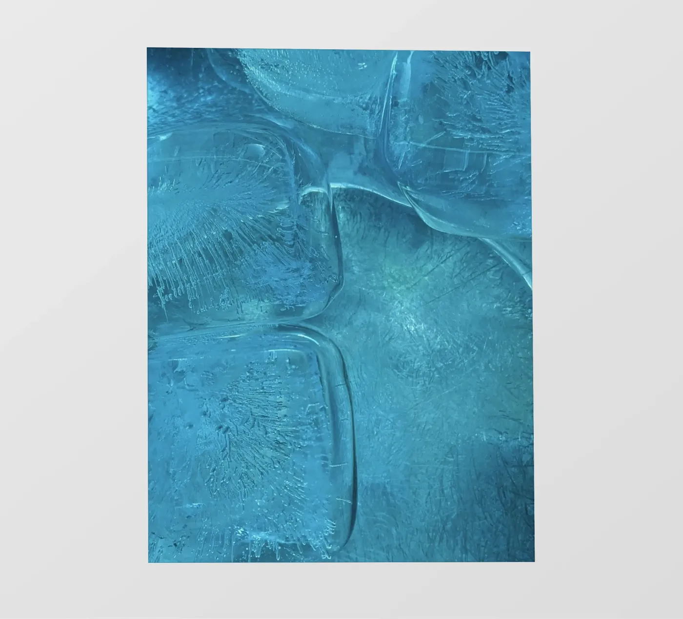 rijp ijzig pvc-zeil van Bleu