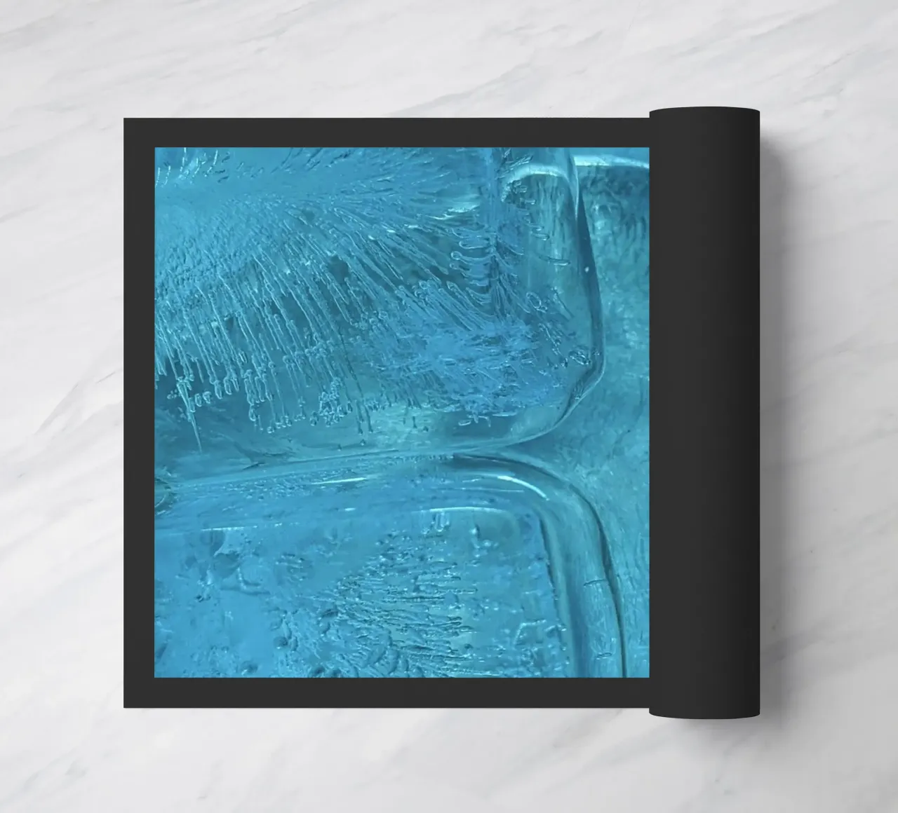 rijp ijzig deurmat van Bleu