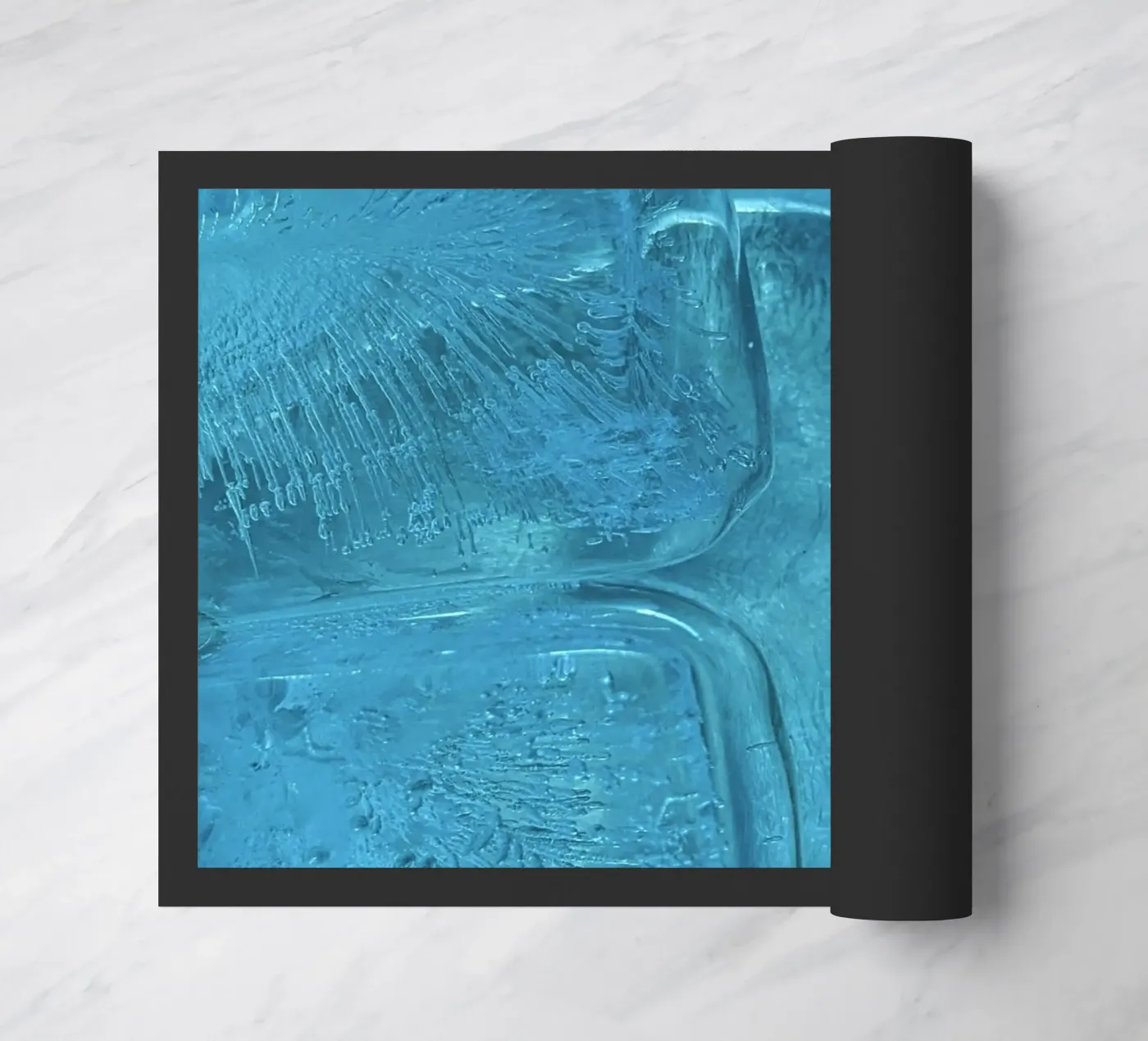 rijp ijzig deurmat van Bleu