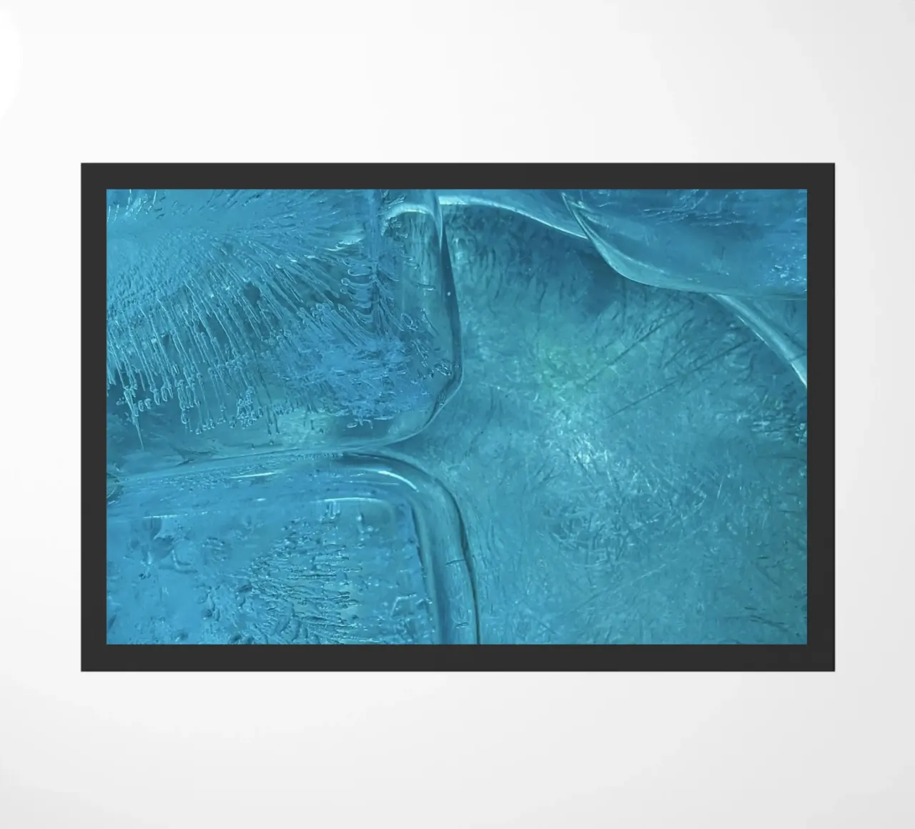 rijp ijzig deurmat van Bleu