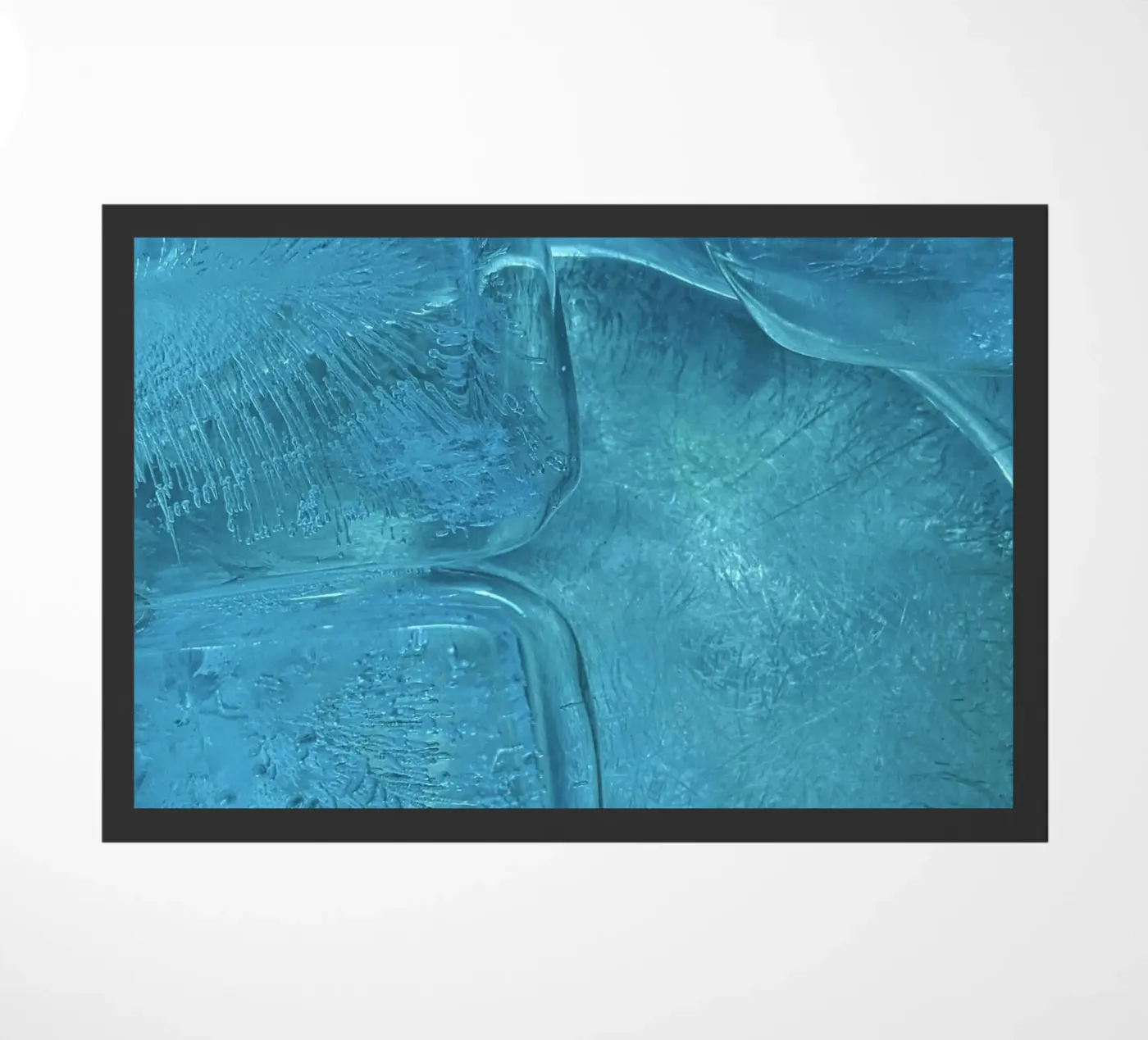 rijp ijzig deurmat van Bleu