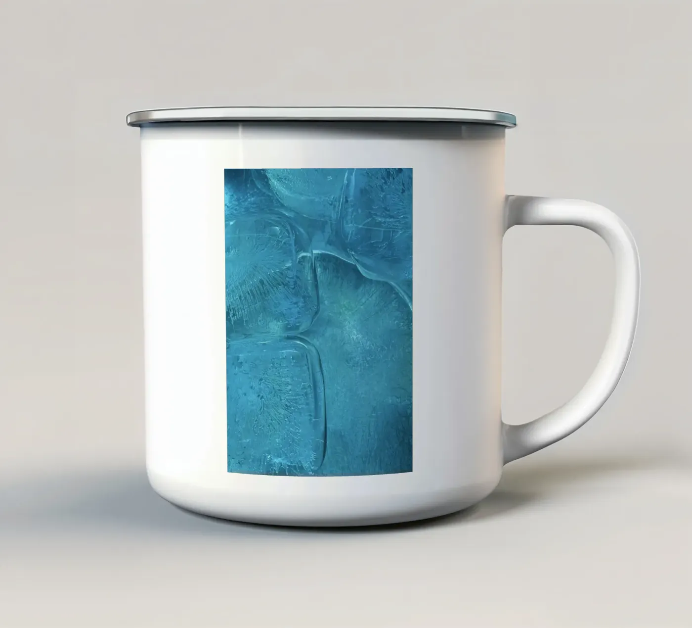 frost icy mug en émail de Bleu