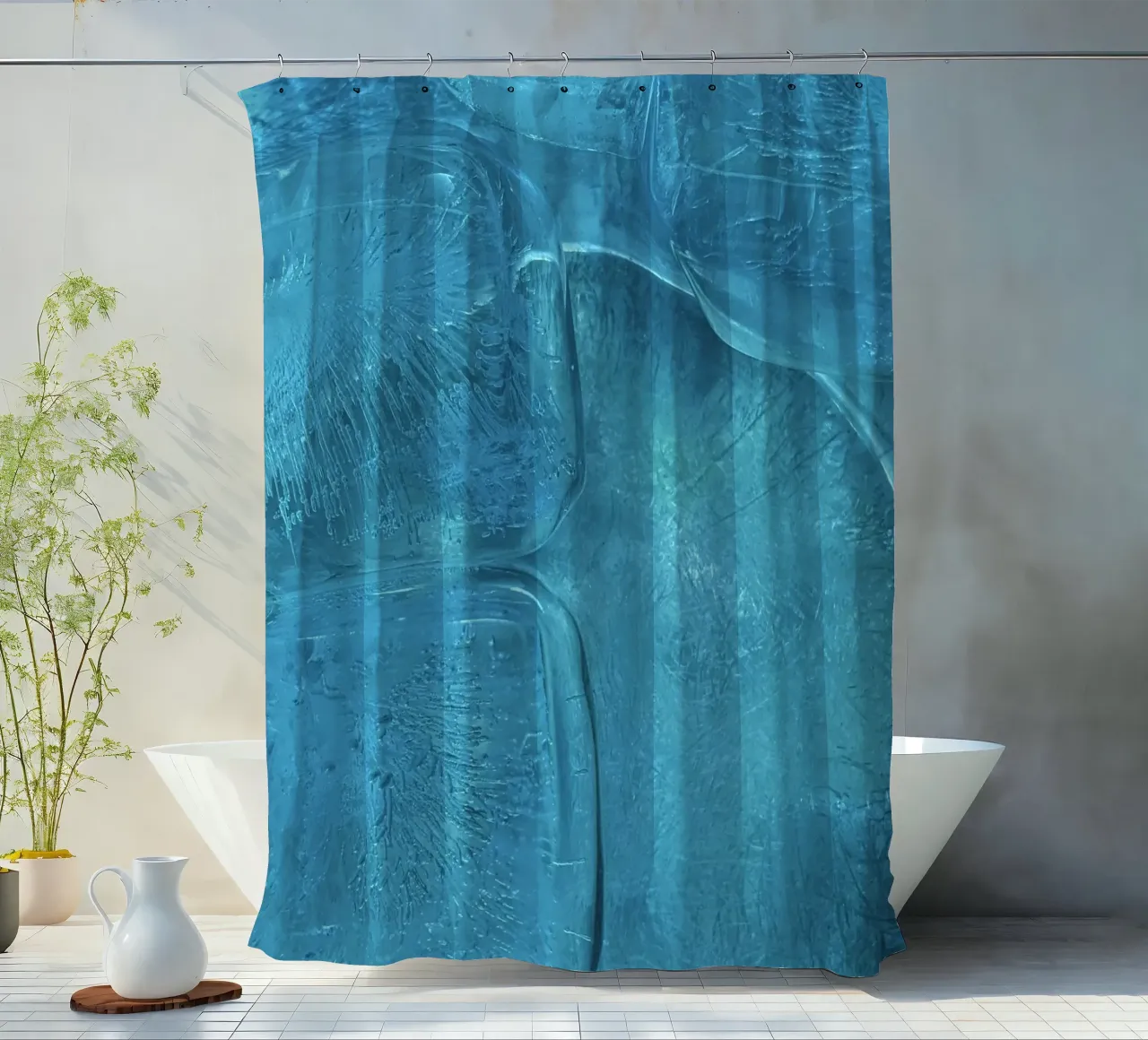 rijp ijzig douchegordijn van Bleu