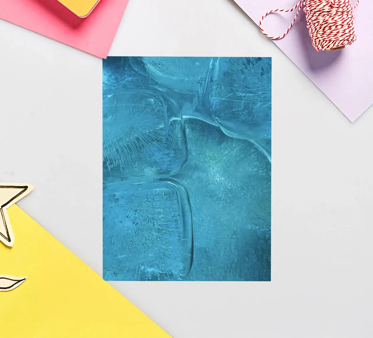 rijp ijzig sticker van Bleu