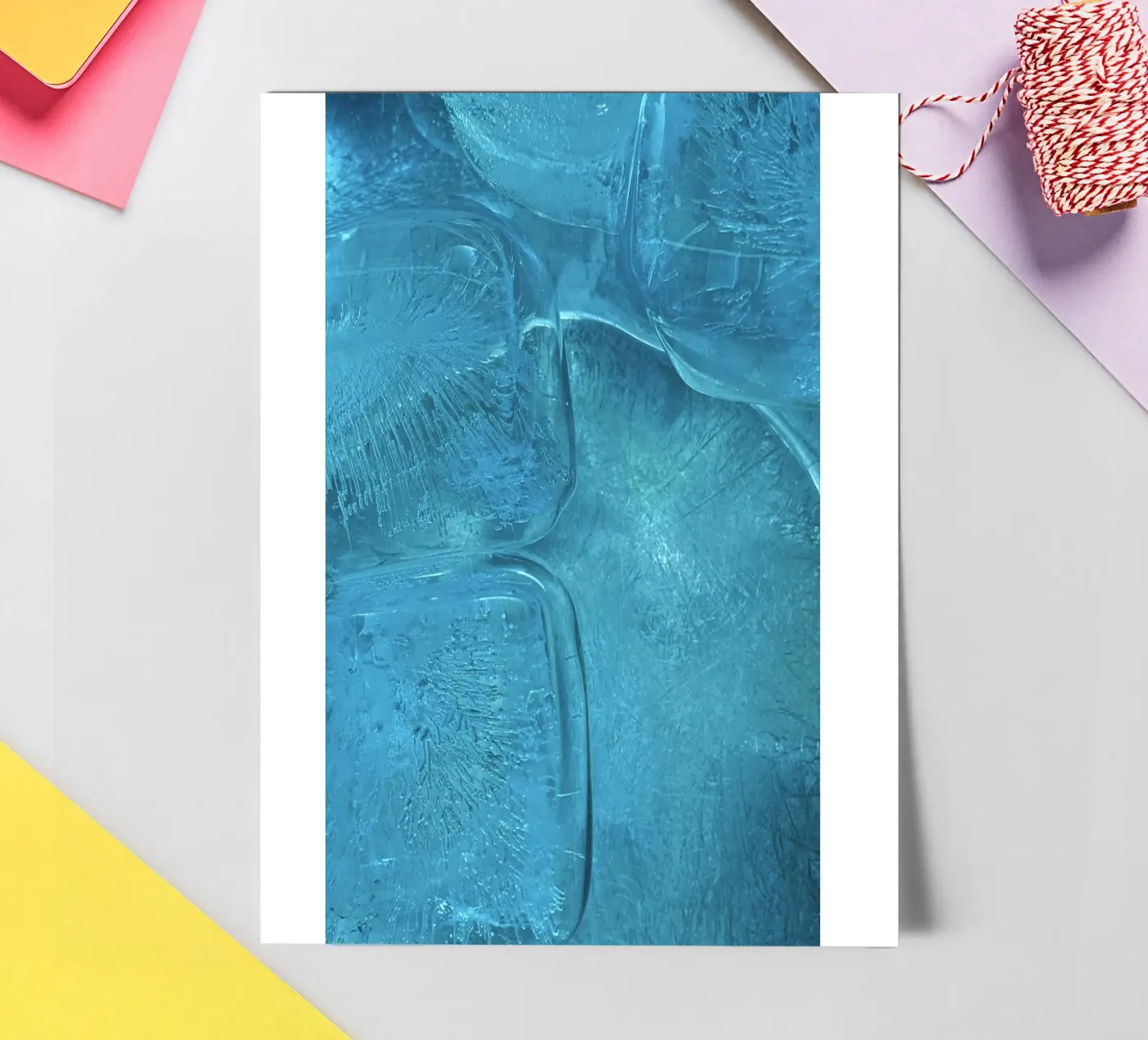 frost icy Stickerbogen von Bleu