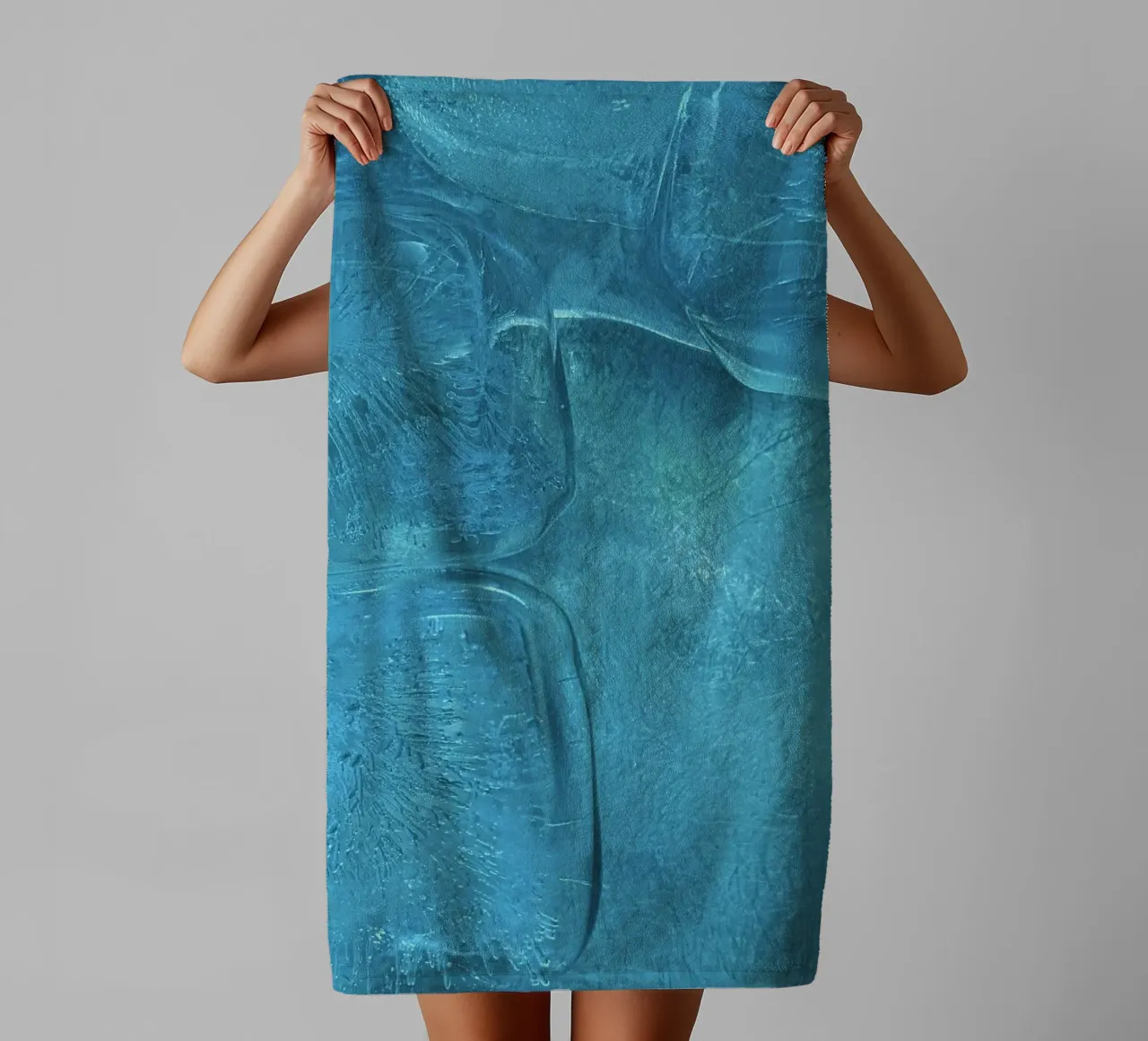 rijp ijzig badhanddoek van Bleu