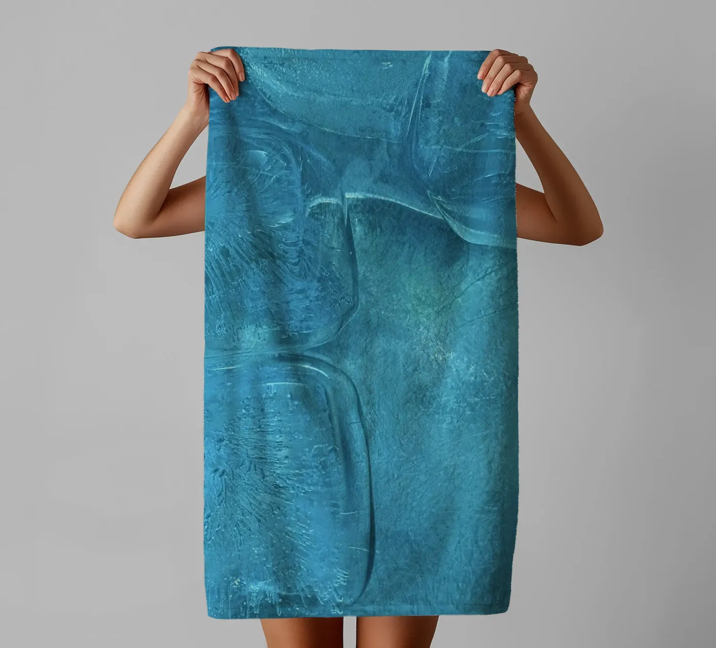rijp ijzig badhanddoek van Bleu