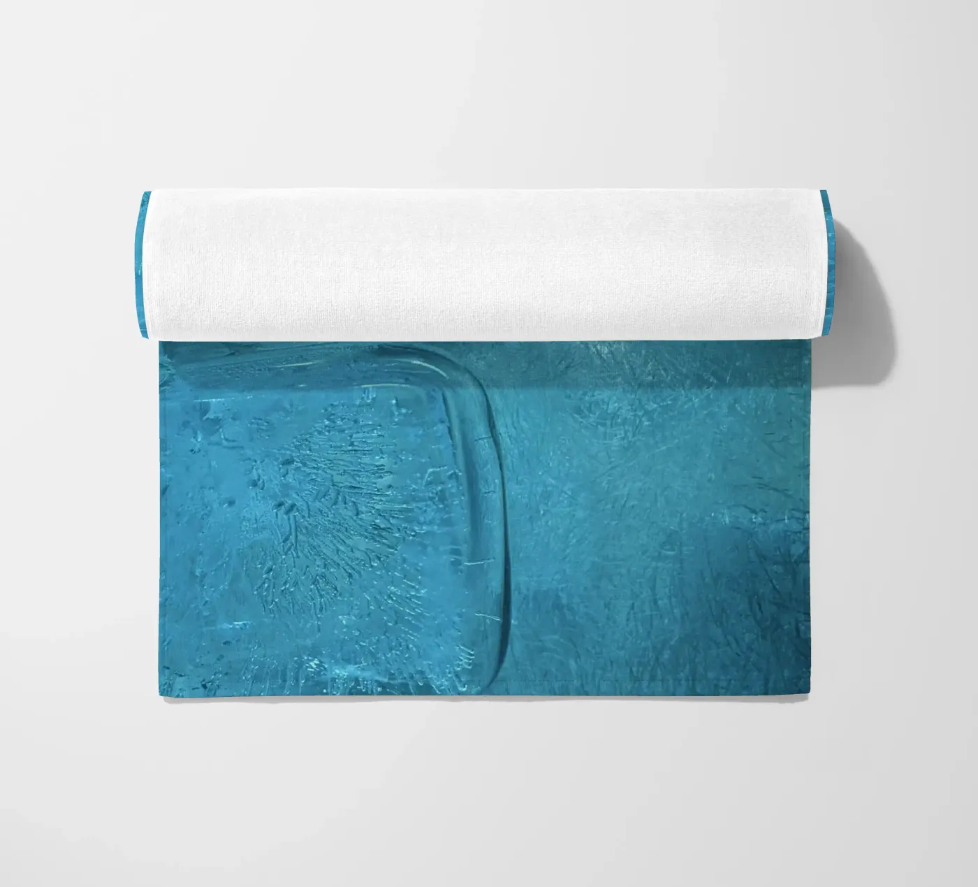 frost icy beach towel by Bleu