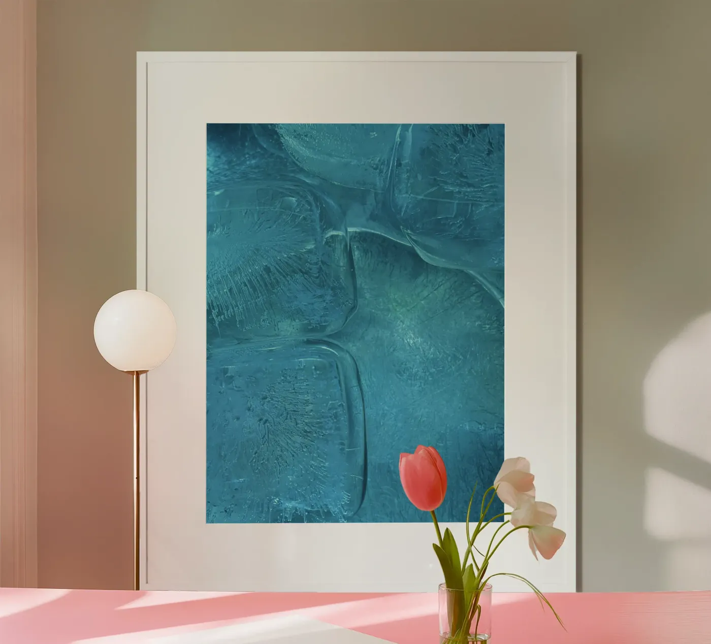 frost icy Poster von Bleu