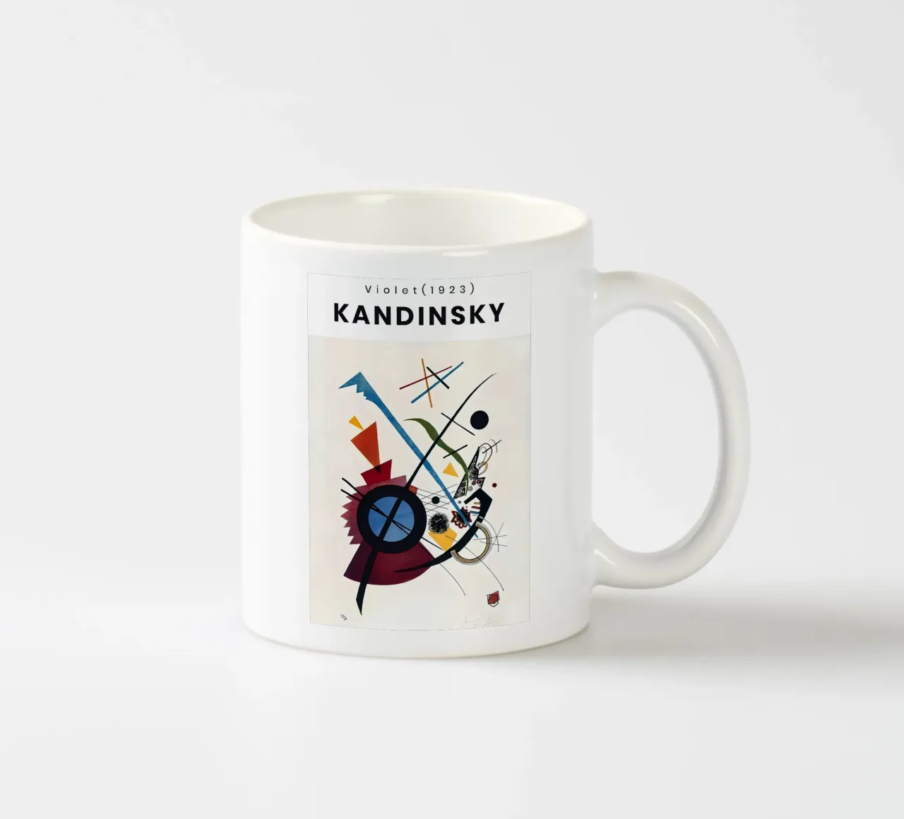 Wassily Kandinsky tazza in ceramica da Maegan