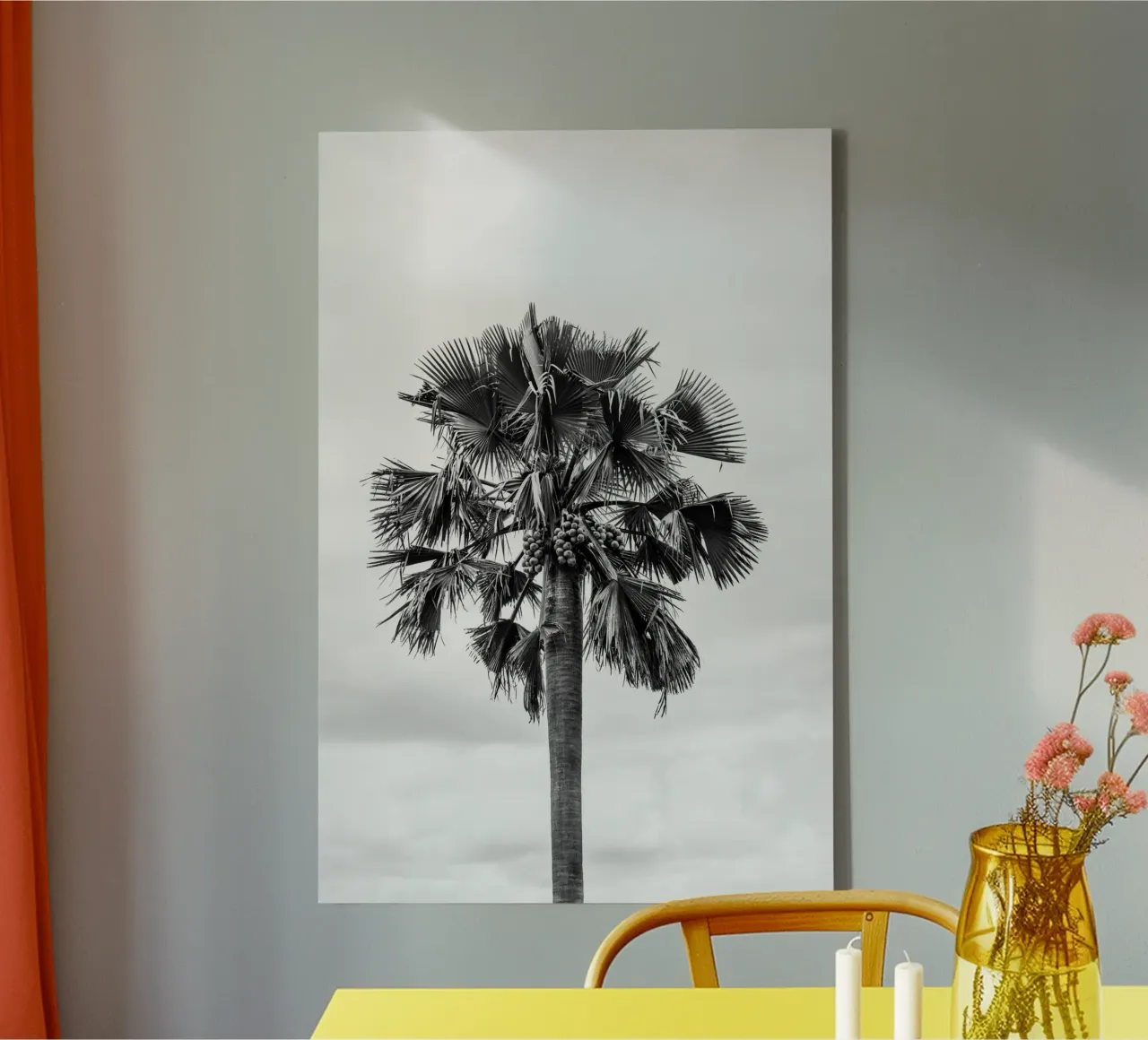 Palm tree in Uganda tela da photolovers