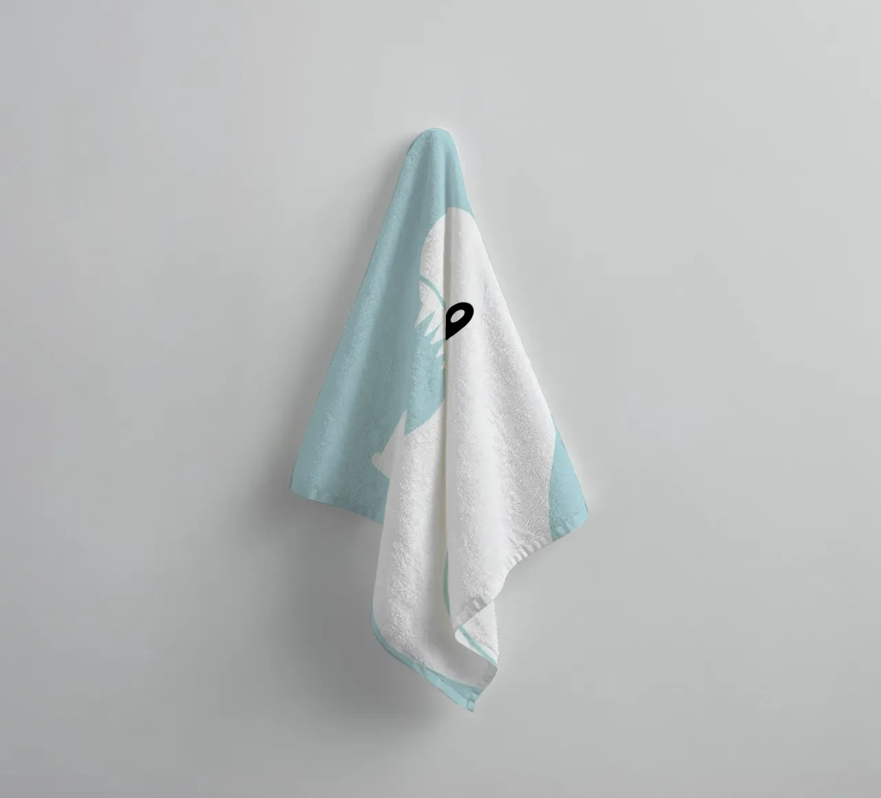 Animale della nursery - squalo asciugamano da bagno da Little Dean