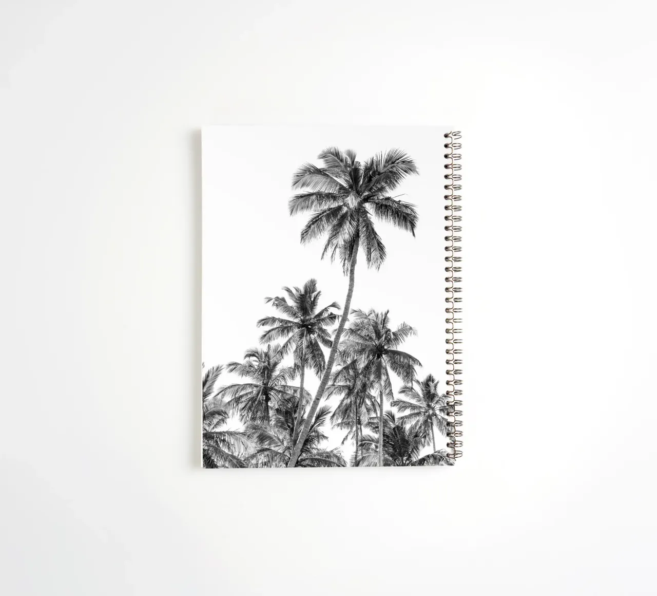 Palm trees on a tropical island spiral notebook by photolovers