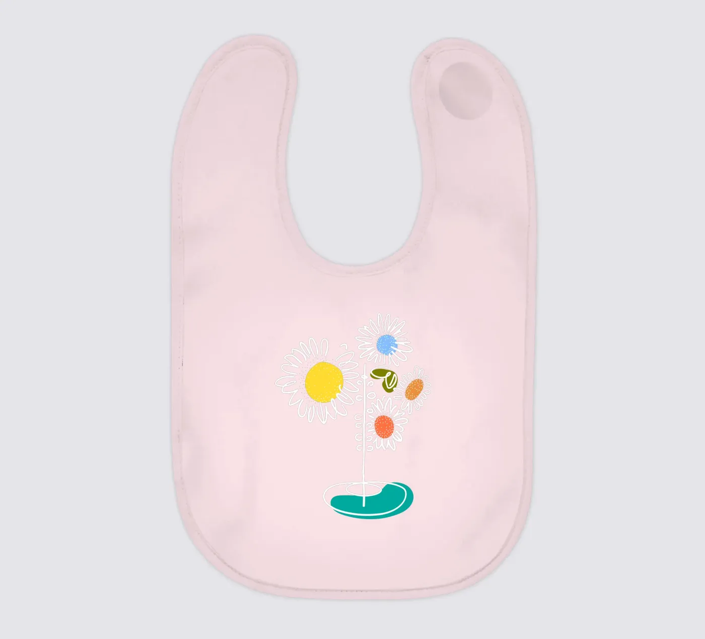 Sunflowers baby slabbetje van Ninhol