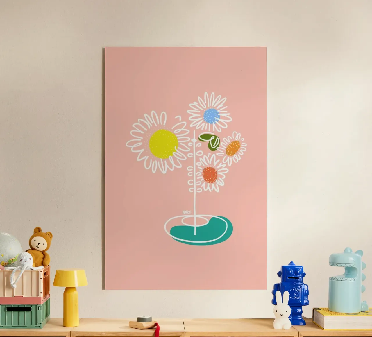 Sunflowers plexiglass da Ninhol