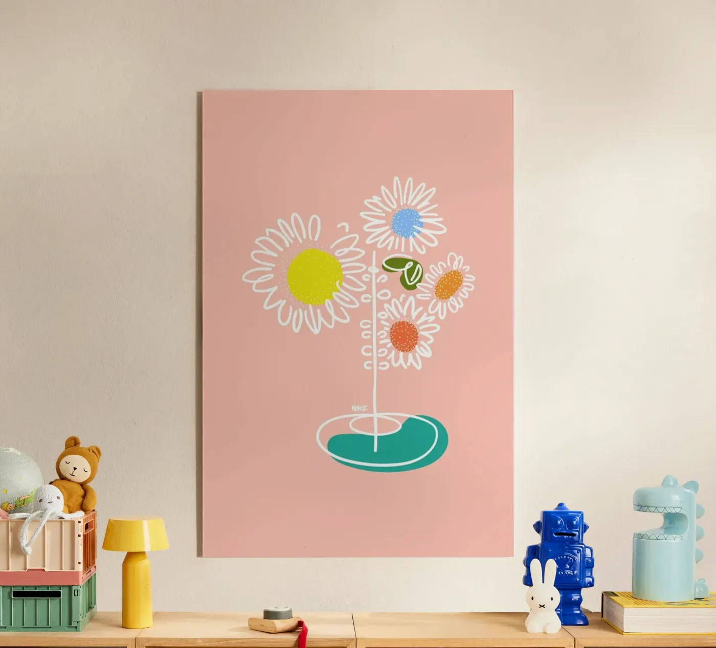 Sunflowers plexiglass da Ninhol