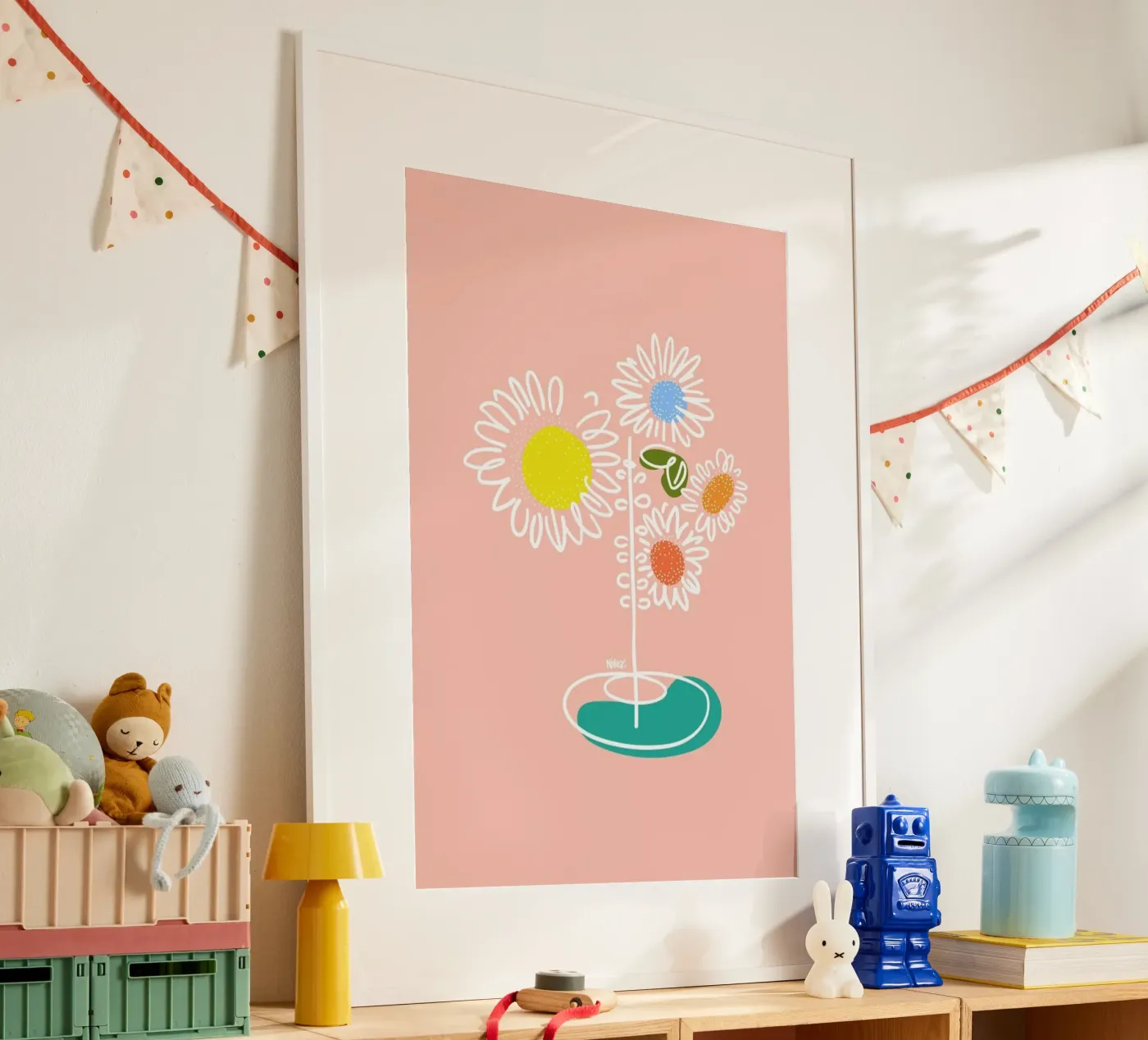 Sunflowers poster by Ninhol