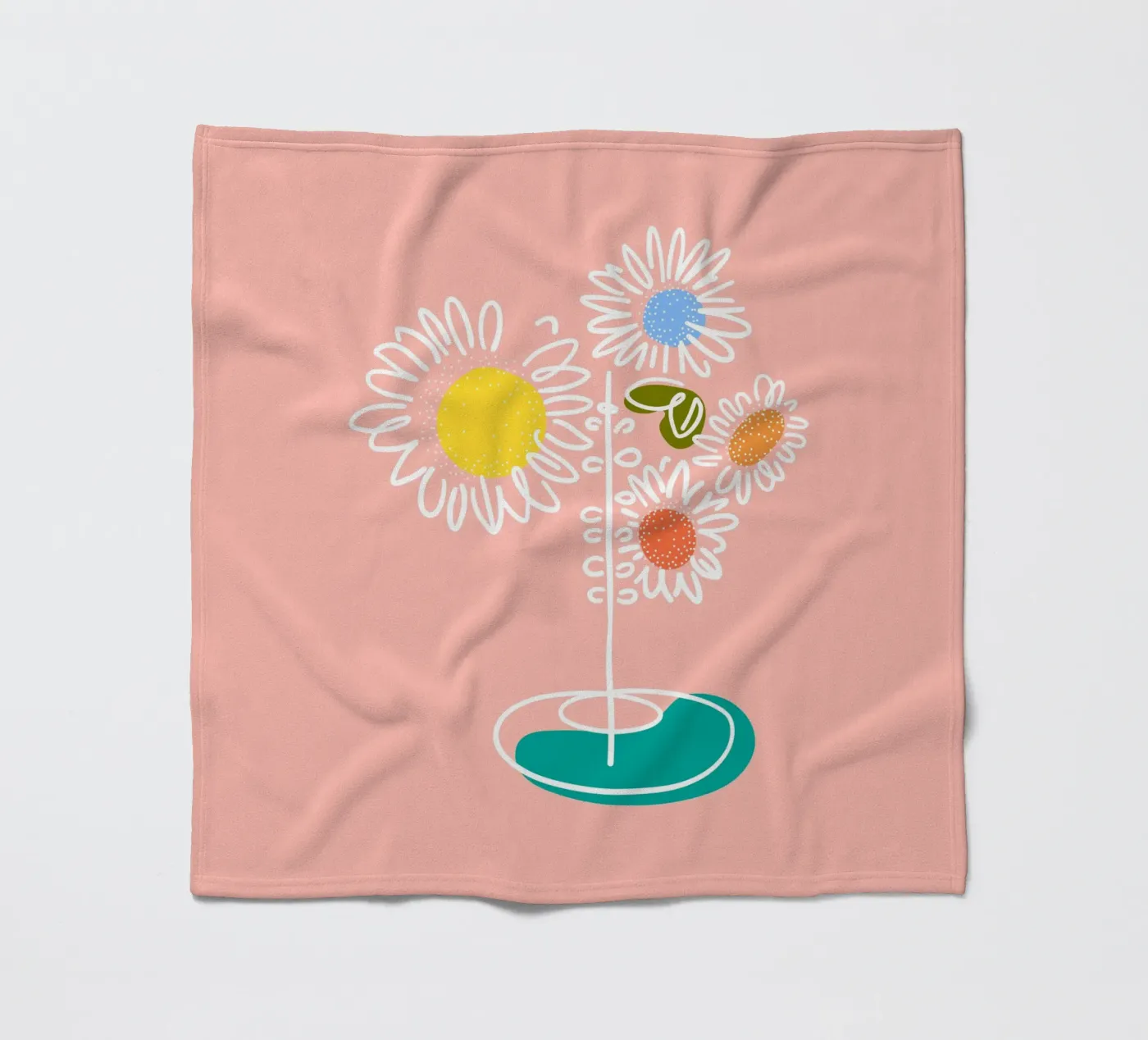 Sunflowers Fleecedecke von Ninhol