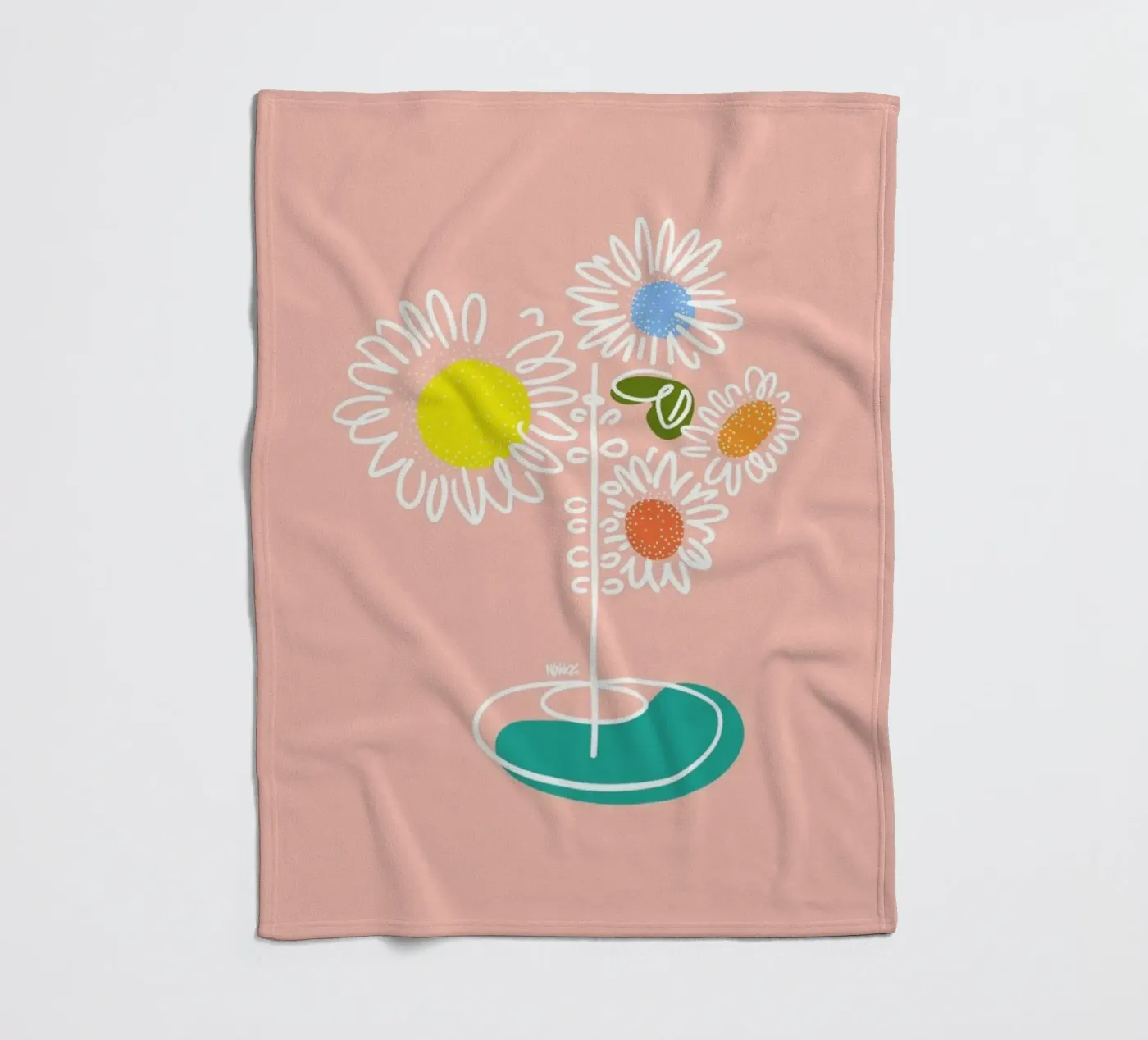 Sunflowers Fleecedecke von Ninhol