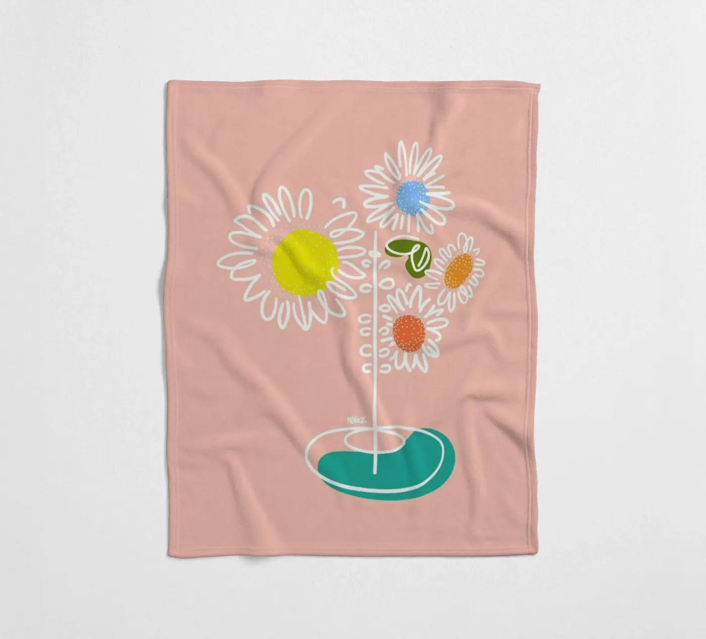 Sunflowers Fleecedecke von Ninhol