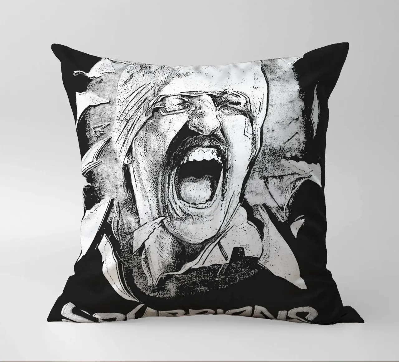 scorpions band art cuscino da vanhesling