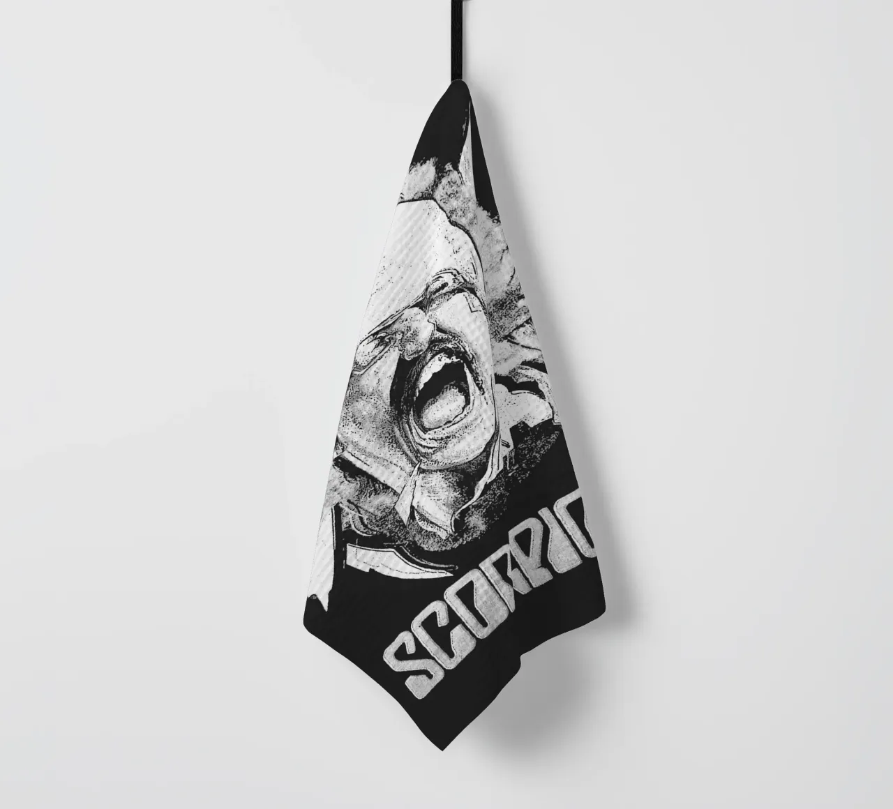 scorpions band art tea towel by vanhesling