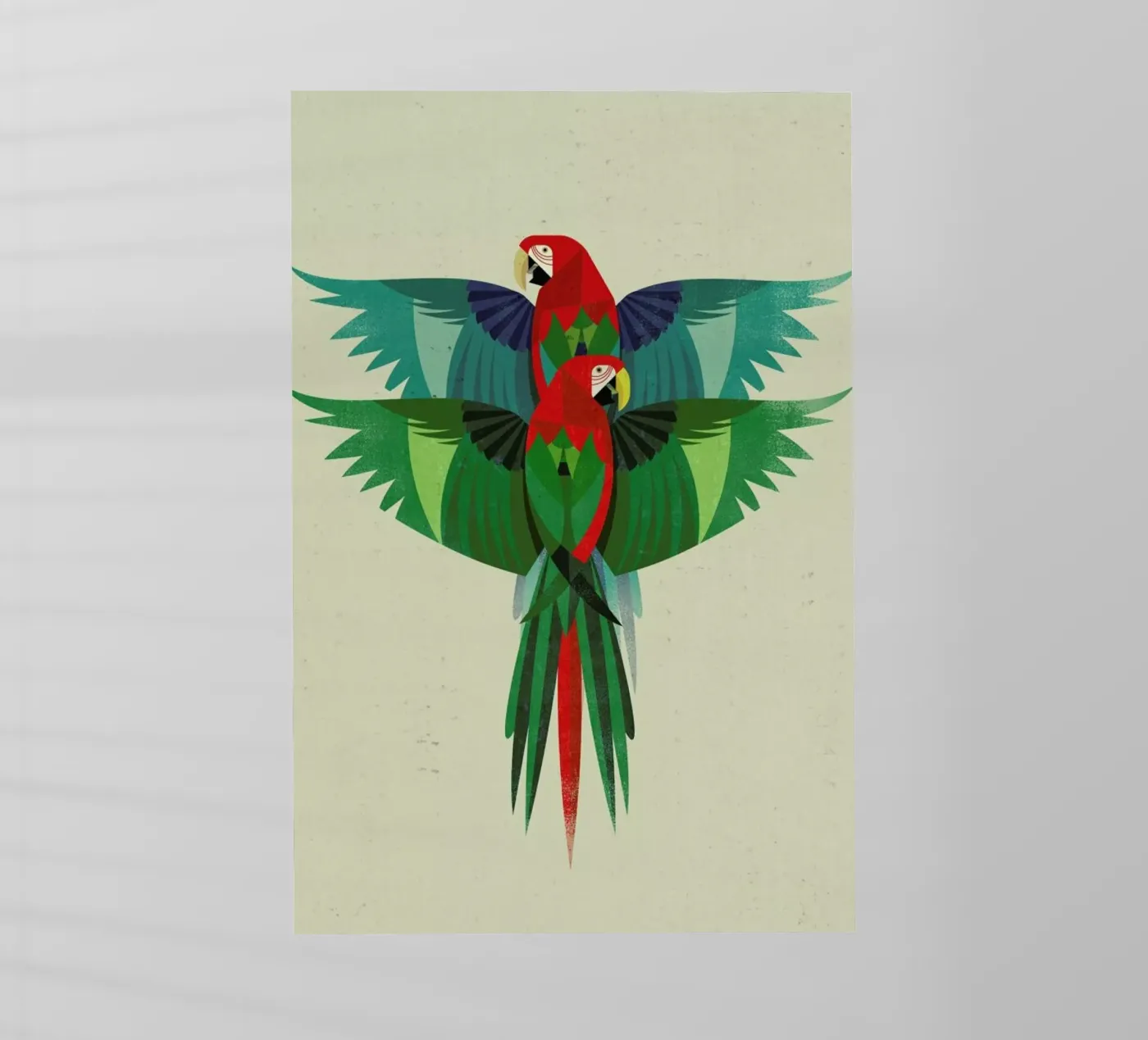 Ara pellicola backlit da Dieter Braun