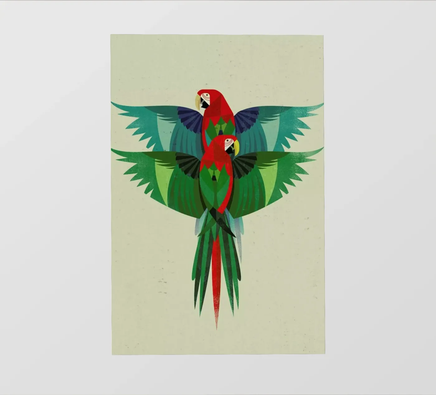 Ara pellicola backlit da Dieter Braun