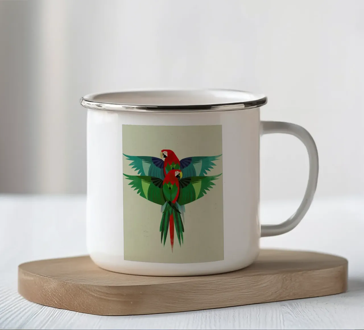 Ara tazza in smalto da Dieter Braun