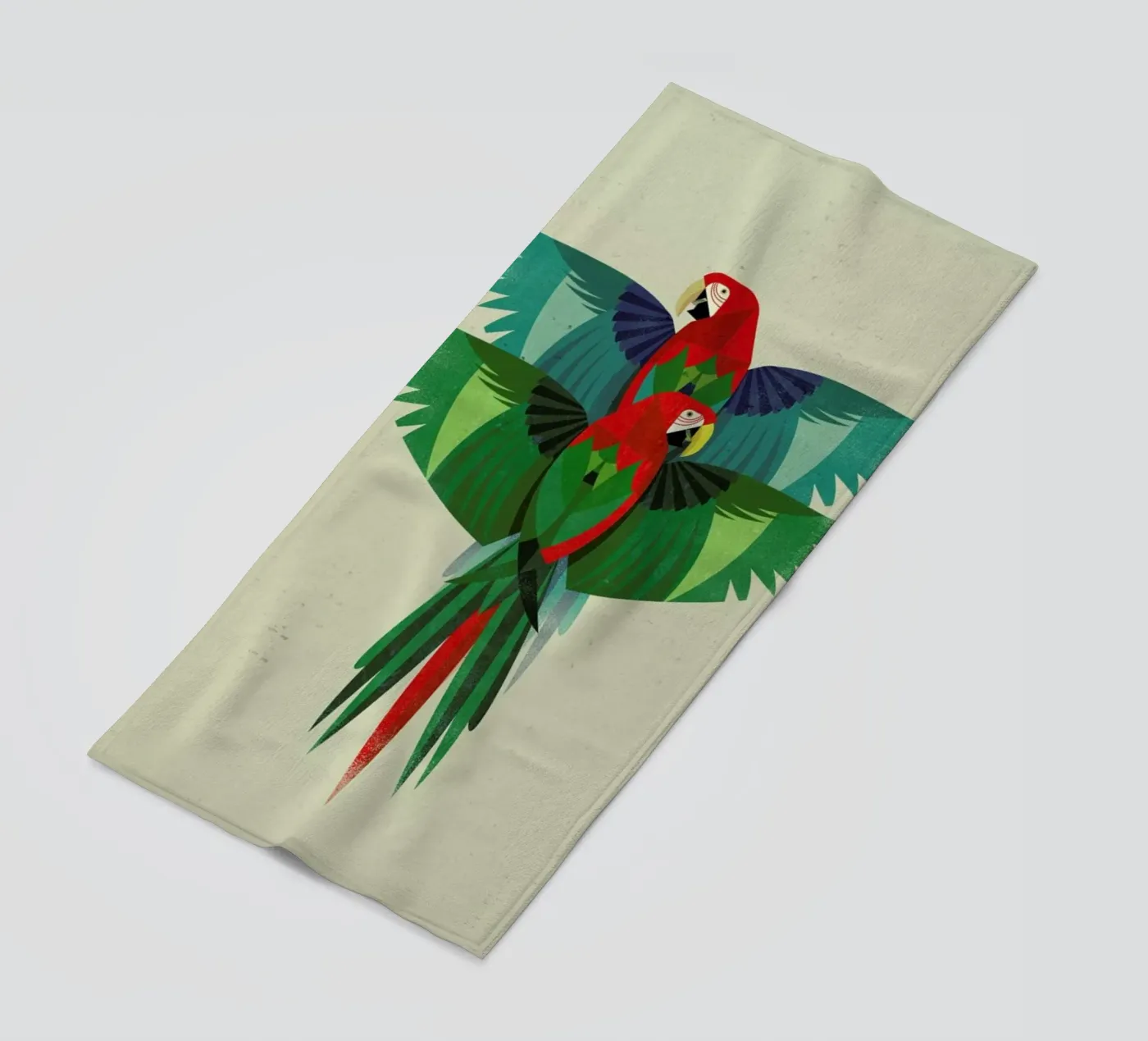 Ara beach towel by Dieter Braun