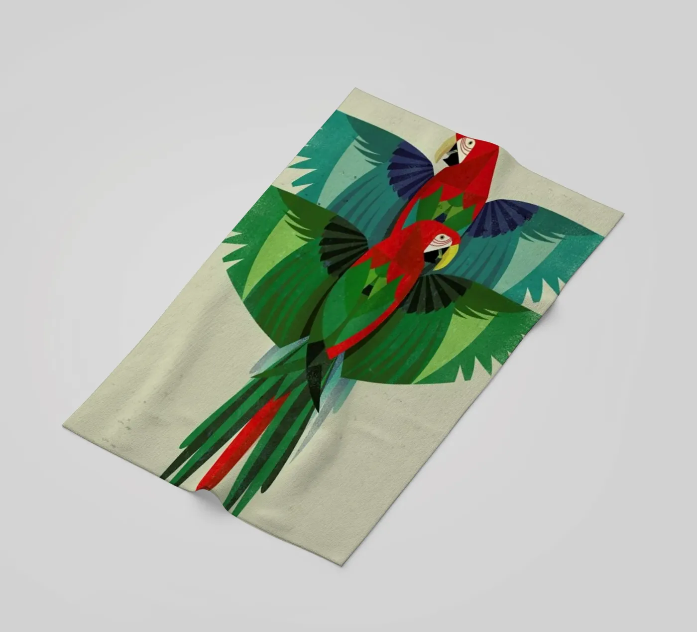 Ara beach towel by Dieter Braun