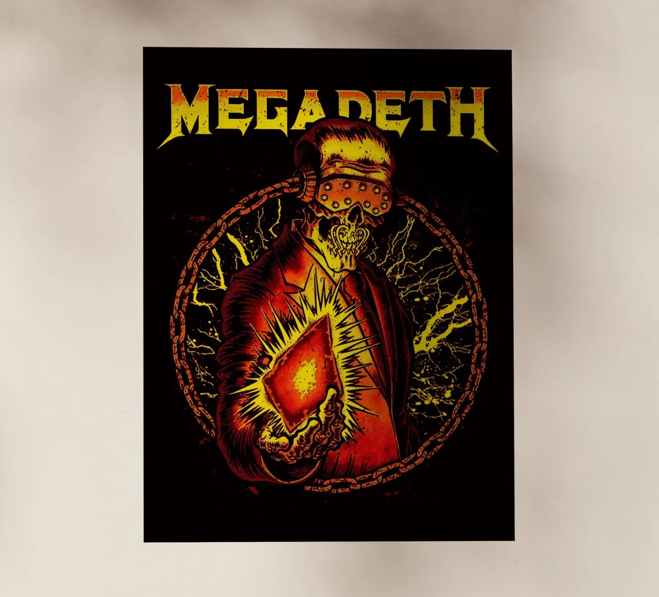 megadeth band art pellicola backlit da vanhesling