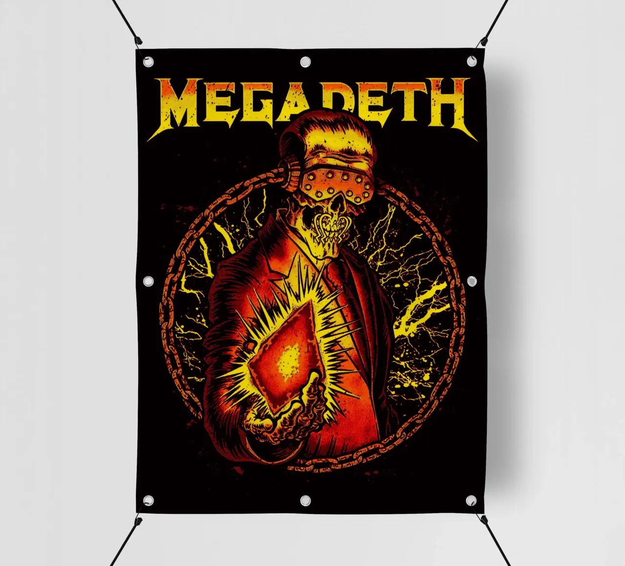 megadeth band art telo in pvc da vanhesling